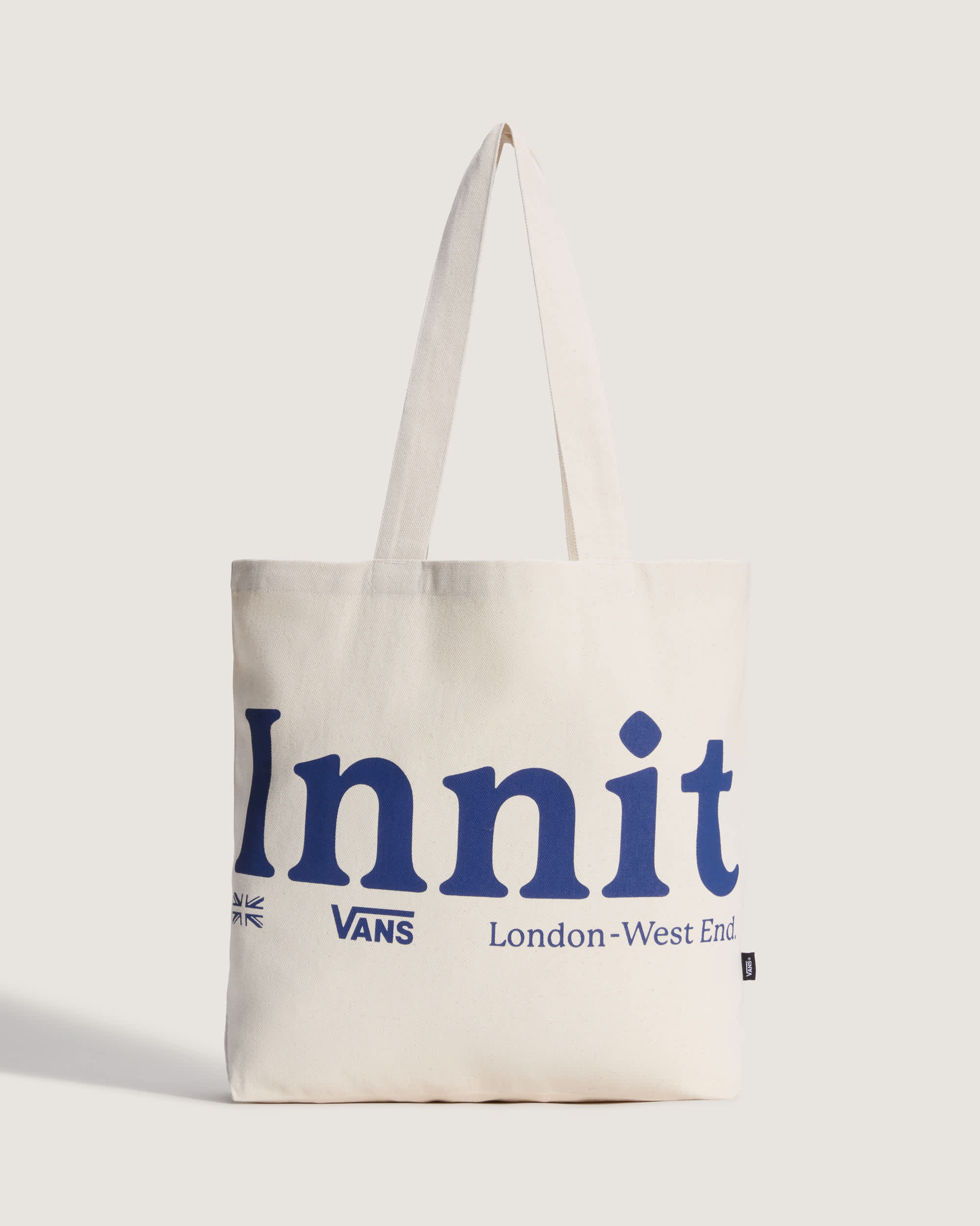 Innit Box Logo Tote Bag VANS Beige HERO