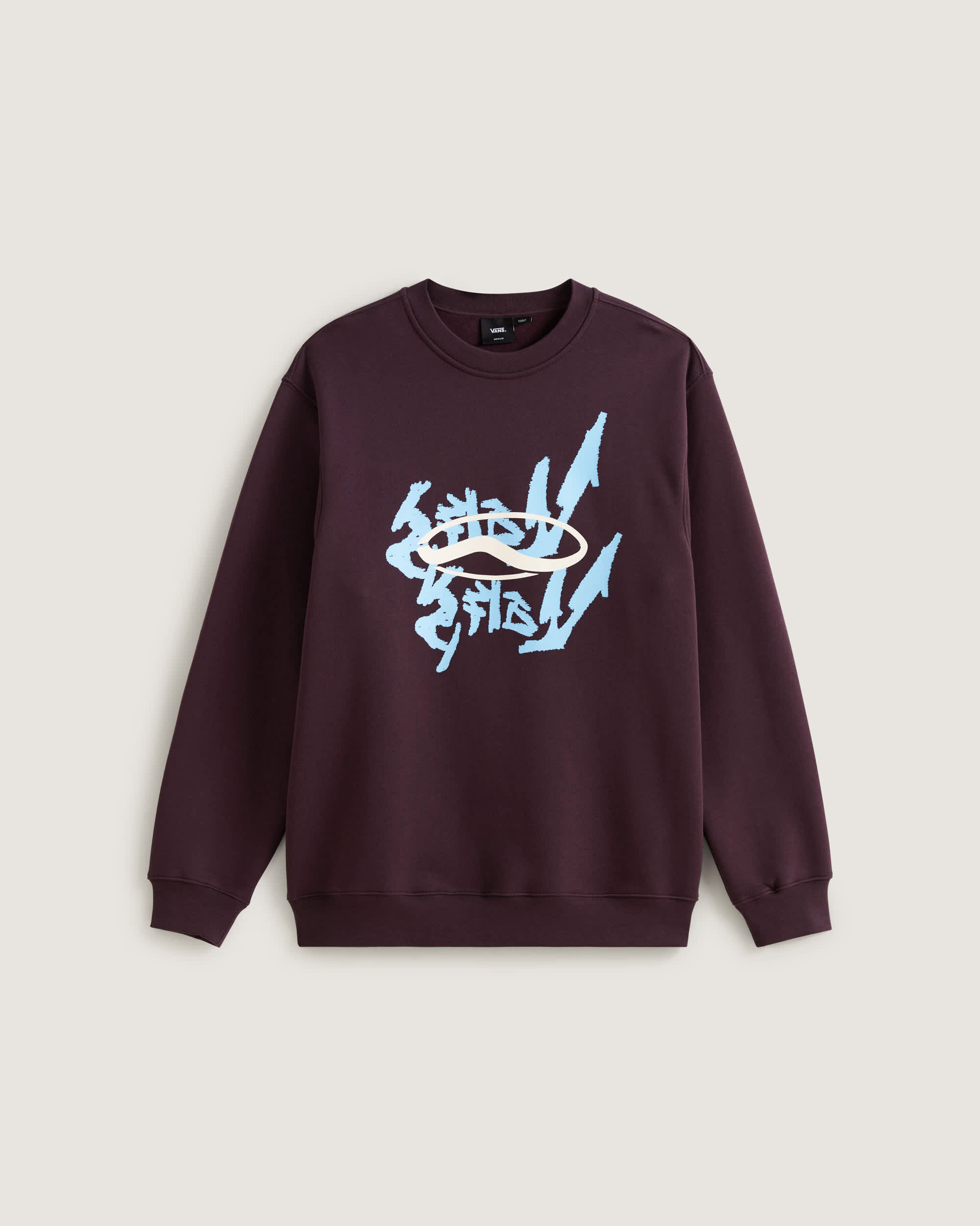 Mirror V Loose Pullover VANS Blau HERO