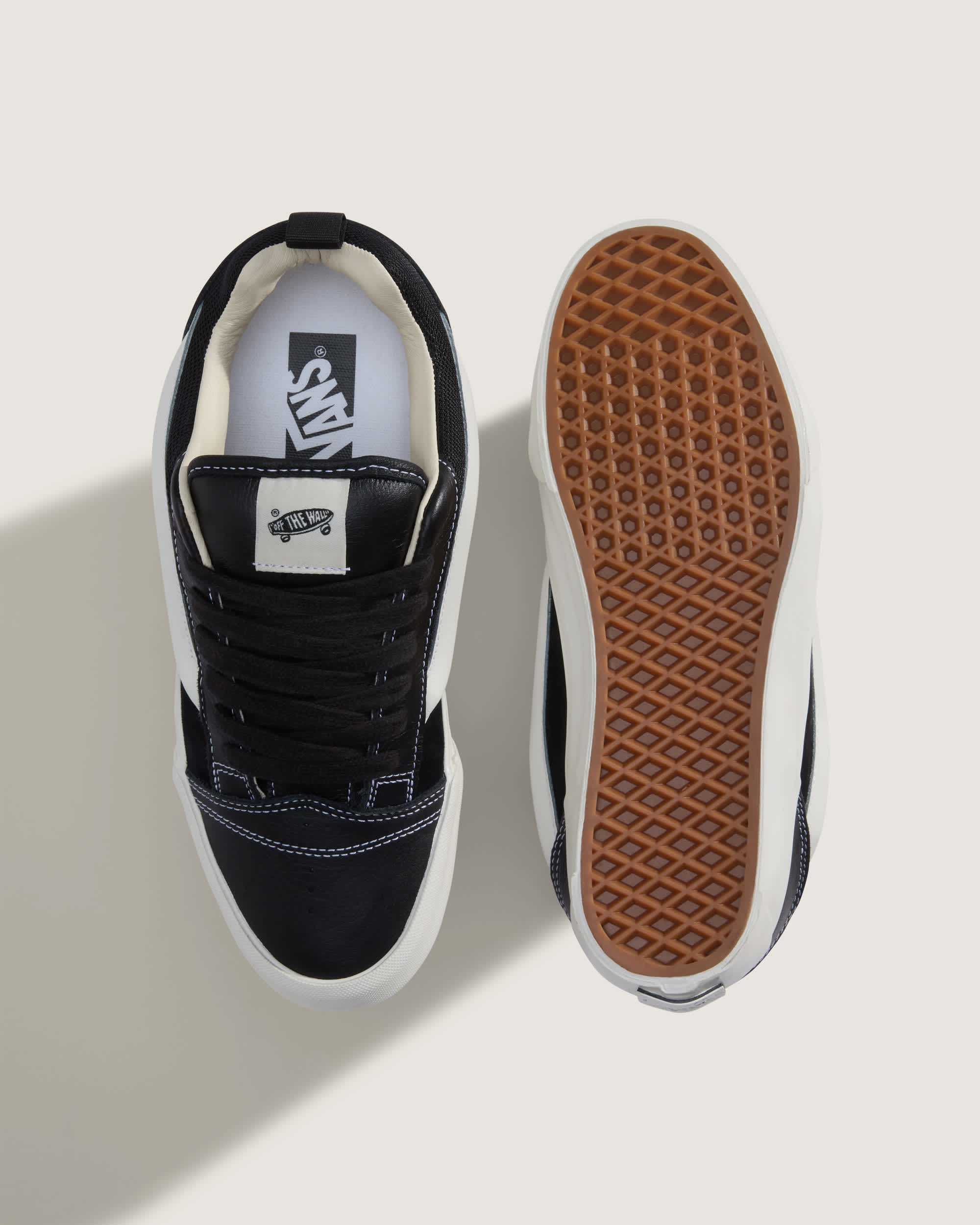 Premium Knu Skool Lederschuhe VANS Schwarz ALT2