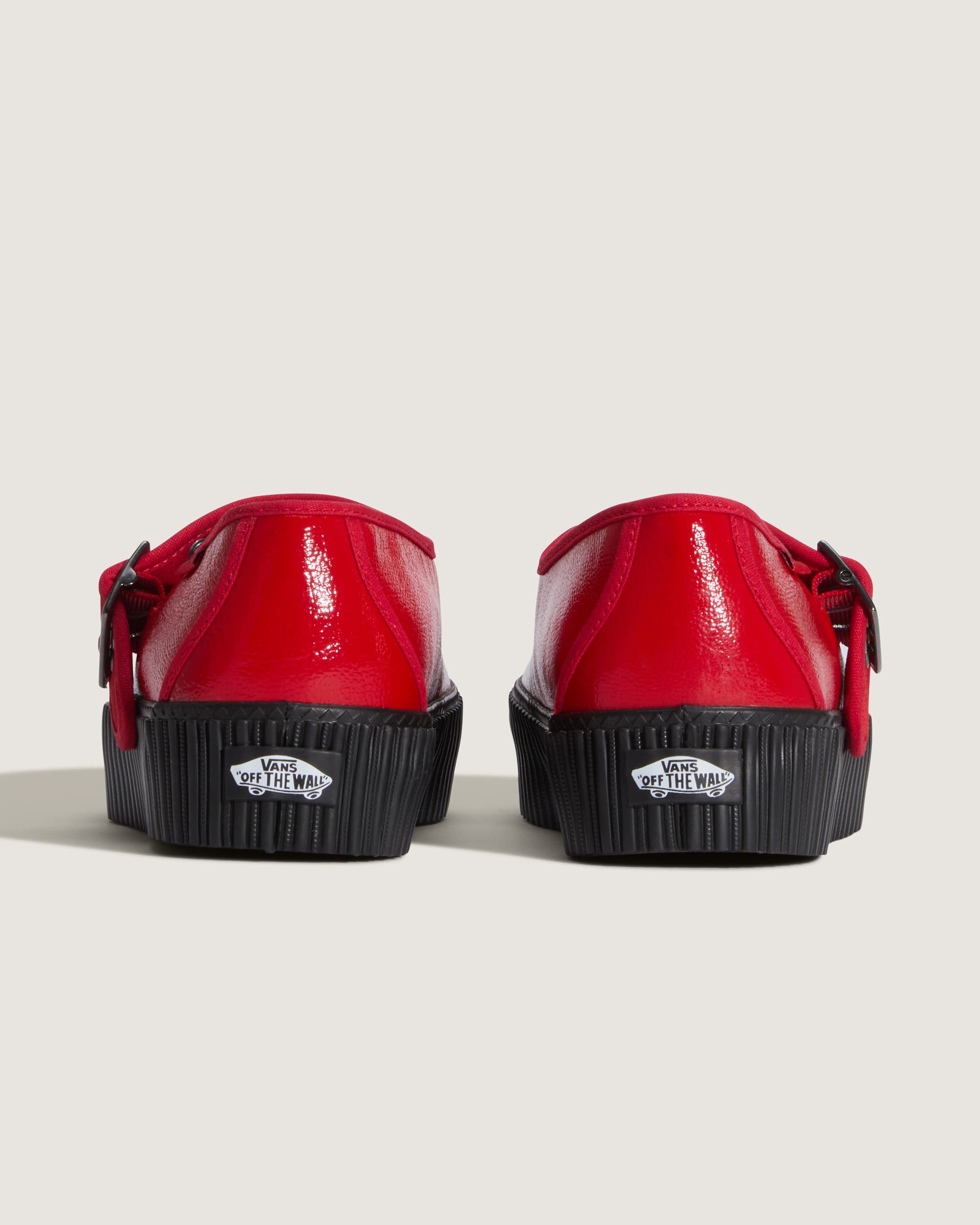 Mary Jane Creeper Schuhe VANS Rot ALT3