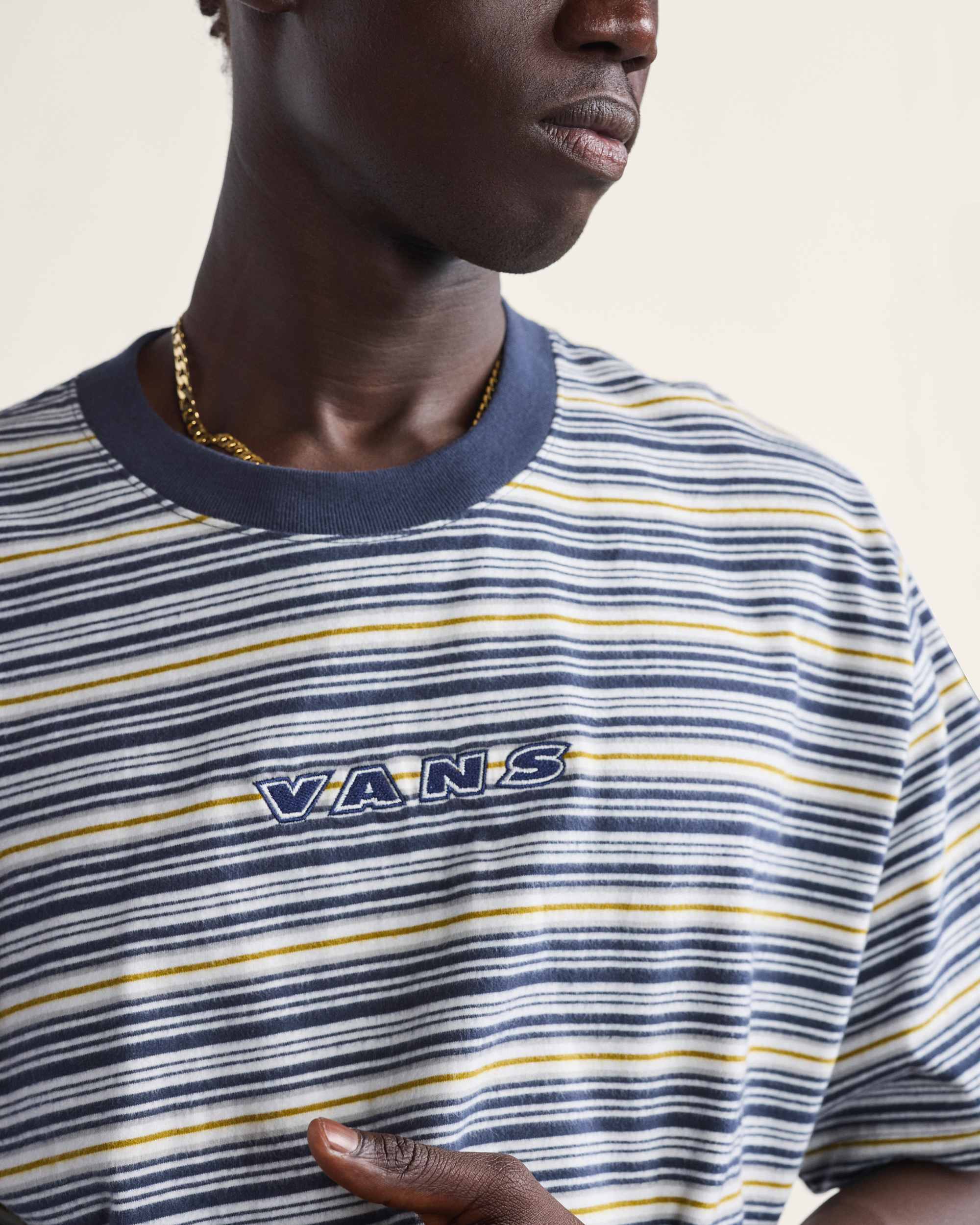 Cameron Stripe TShirt VANS Wei ALT3