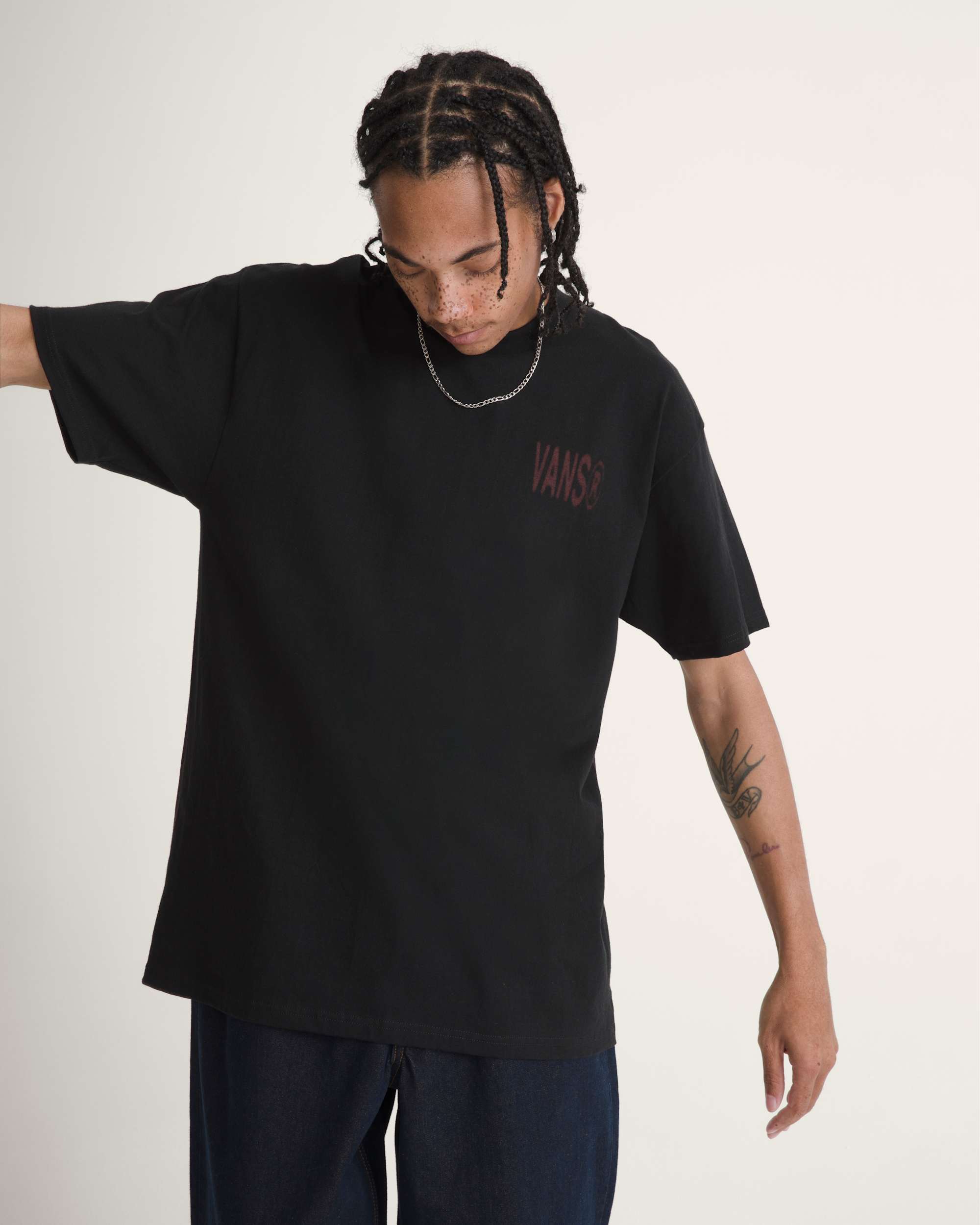 Oversized 1966 TShirt VANS Schwarz ALT2