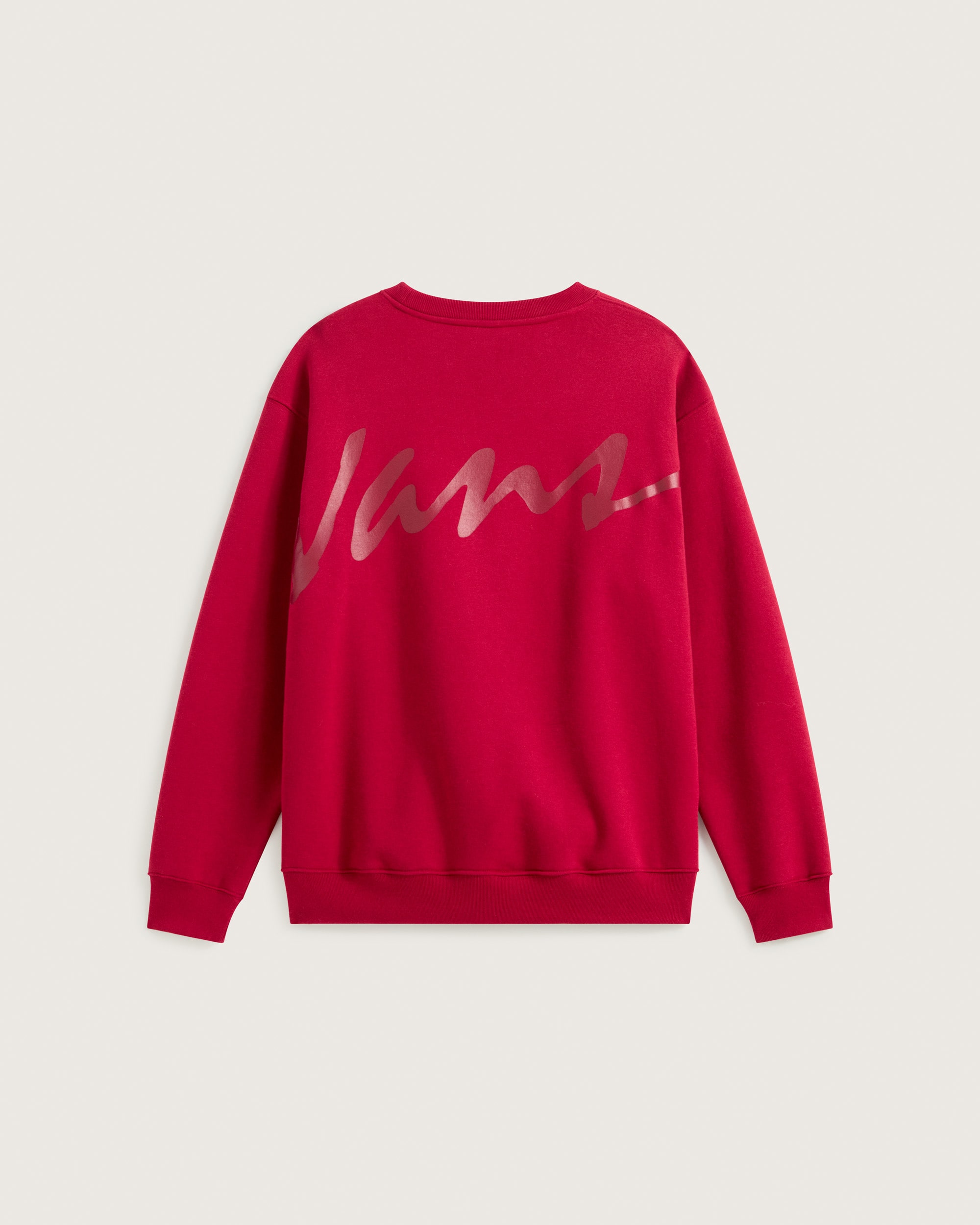 Scripted Vans Crew Sweatshirt VANS Bordeaux ALT1