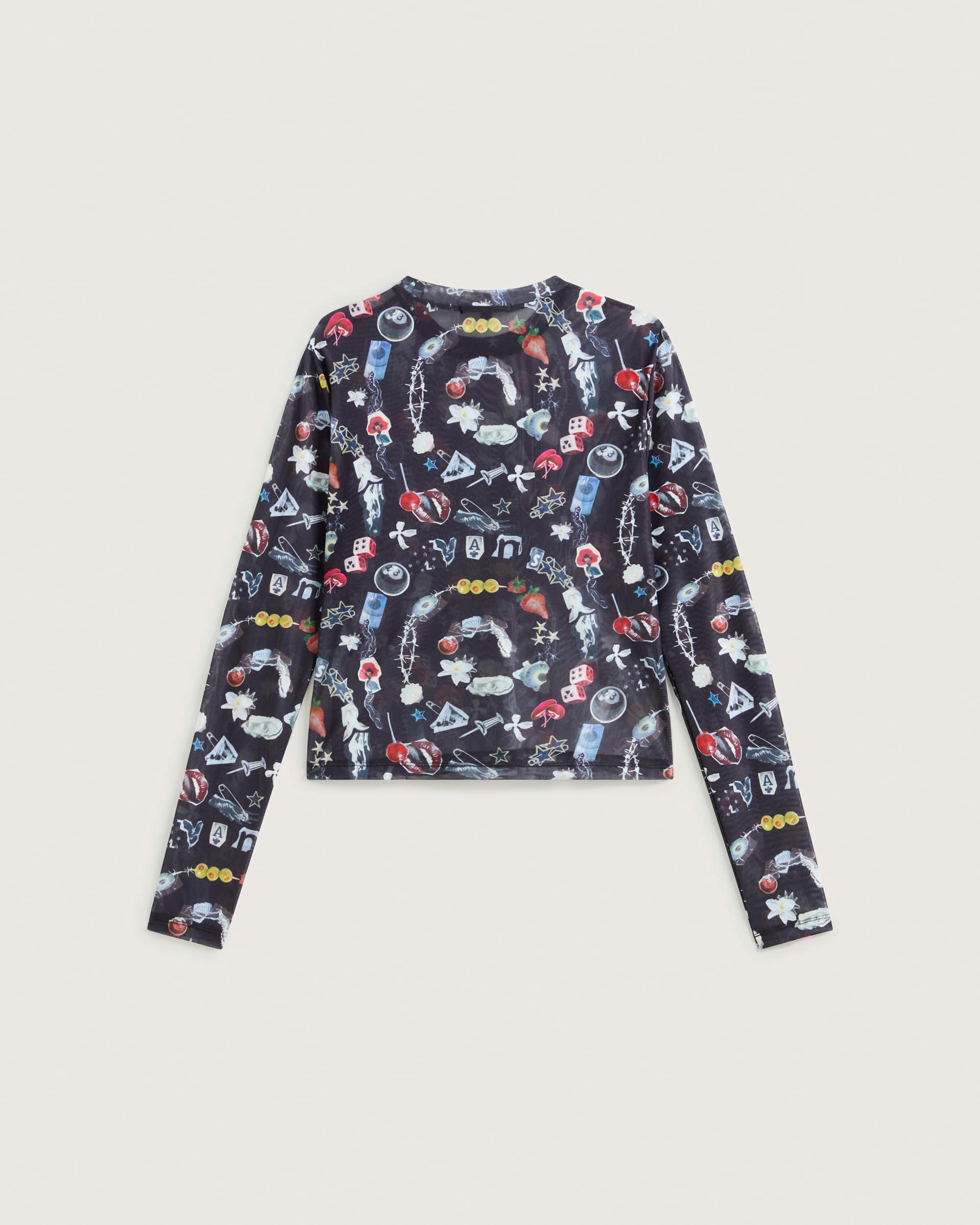 Ludlow Langarmshirt aus Netzstoff VANS Schwarz ALT1