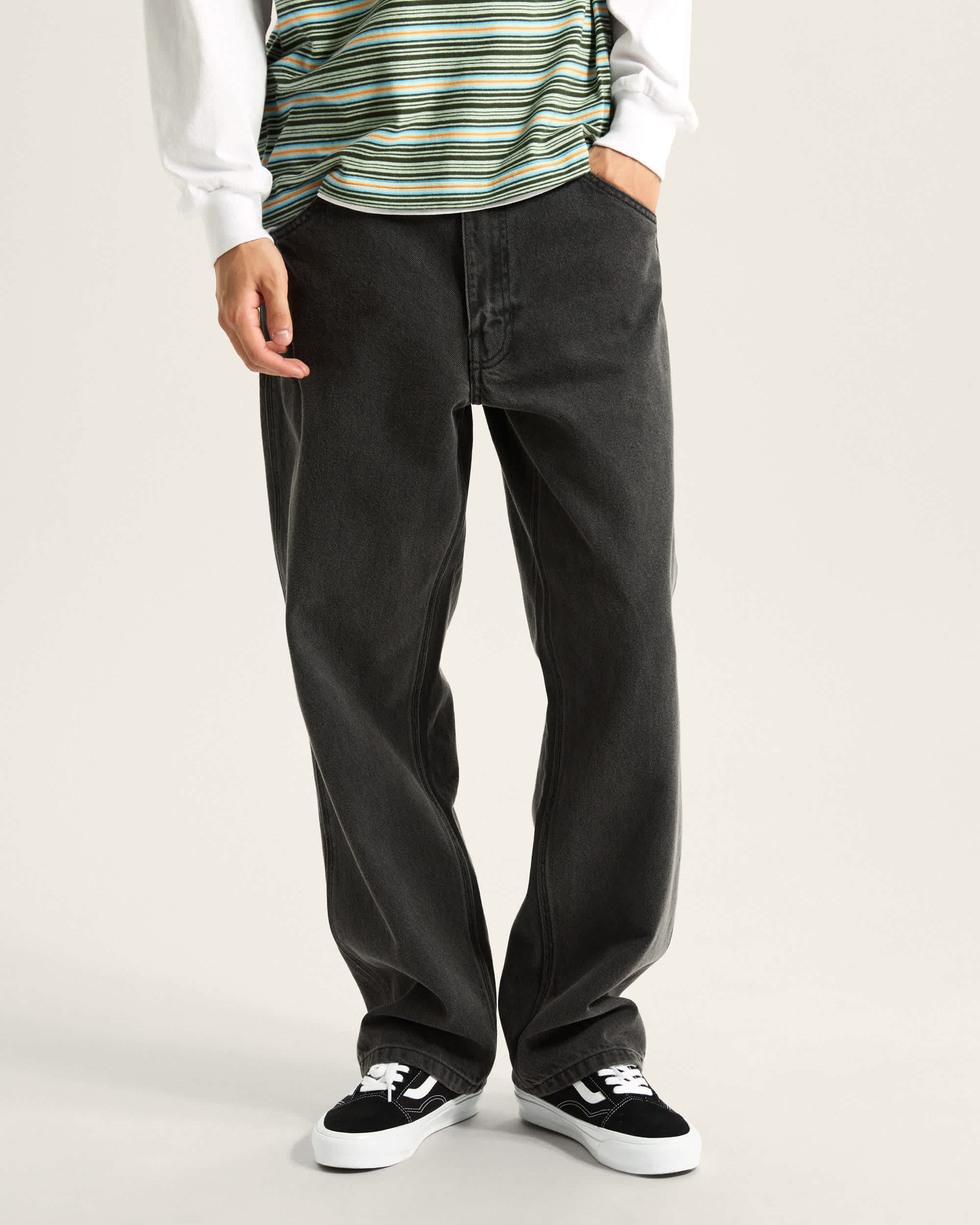 Skate Check5 Loose DenimHose VANS Schwarz ALT2