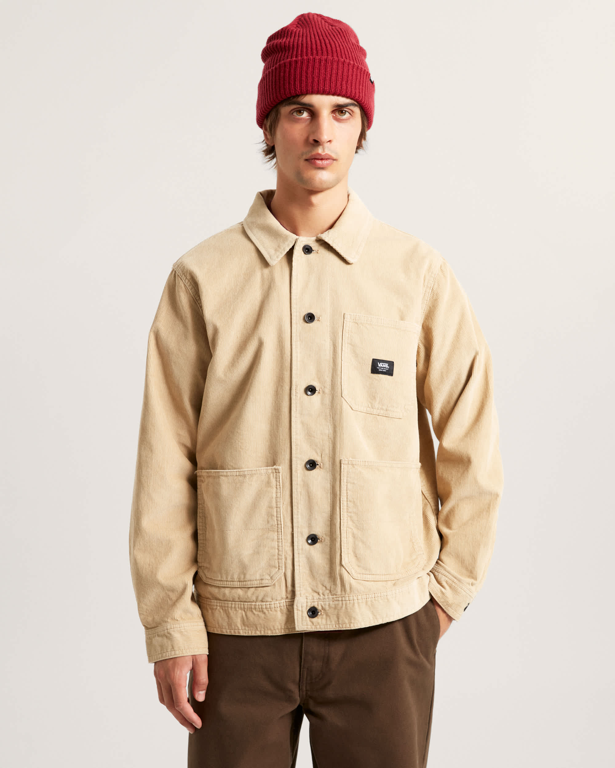 Drill Chore Cordjacke VANS Beige ALT2