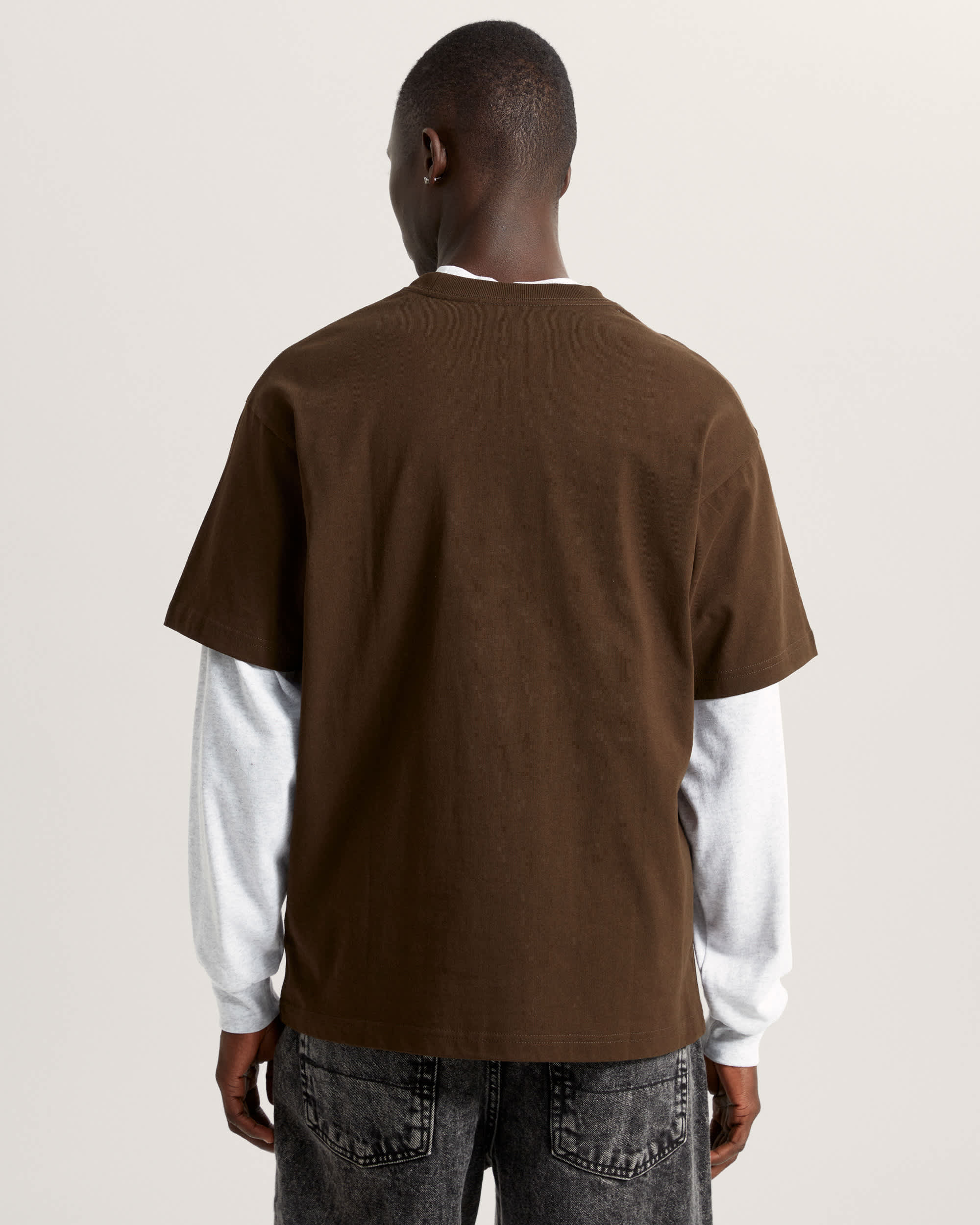 Left Chest II Logo TShirt VANS Braun ALT3