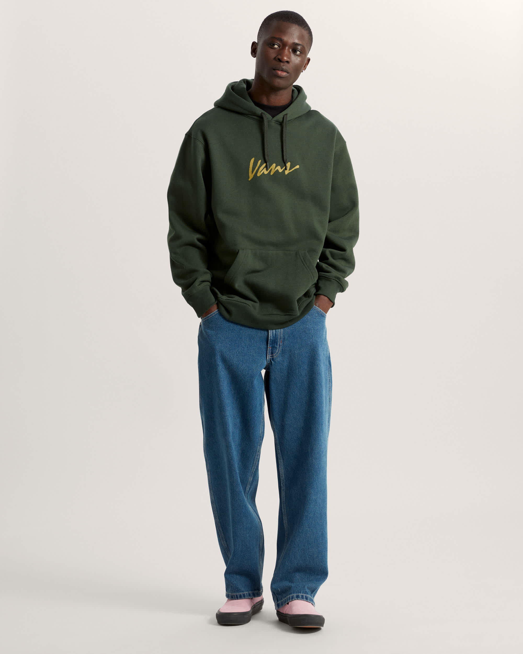 Scripted Vans Pullover Hoodie VANS Green ALT5