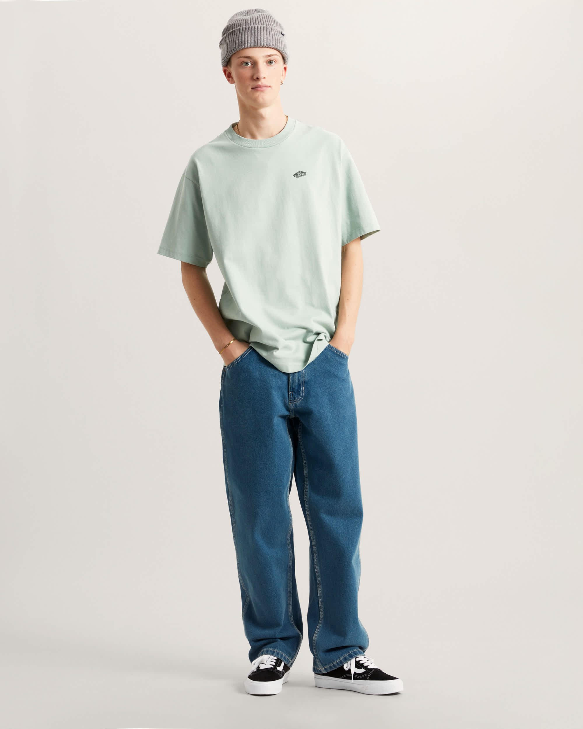 Style 76 Loose Fit KurzarmTShirt VANS Blau ALT4