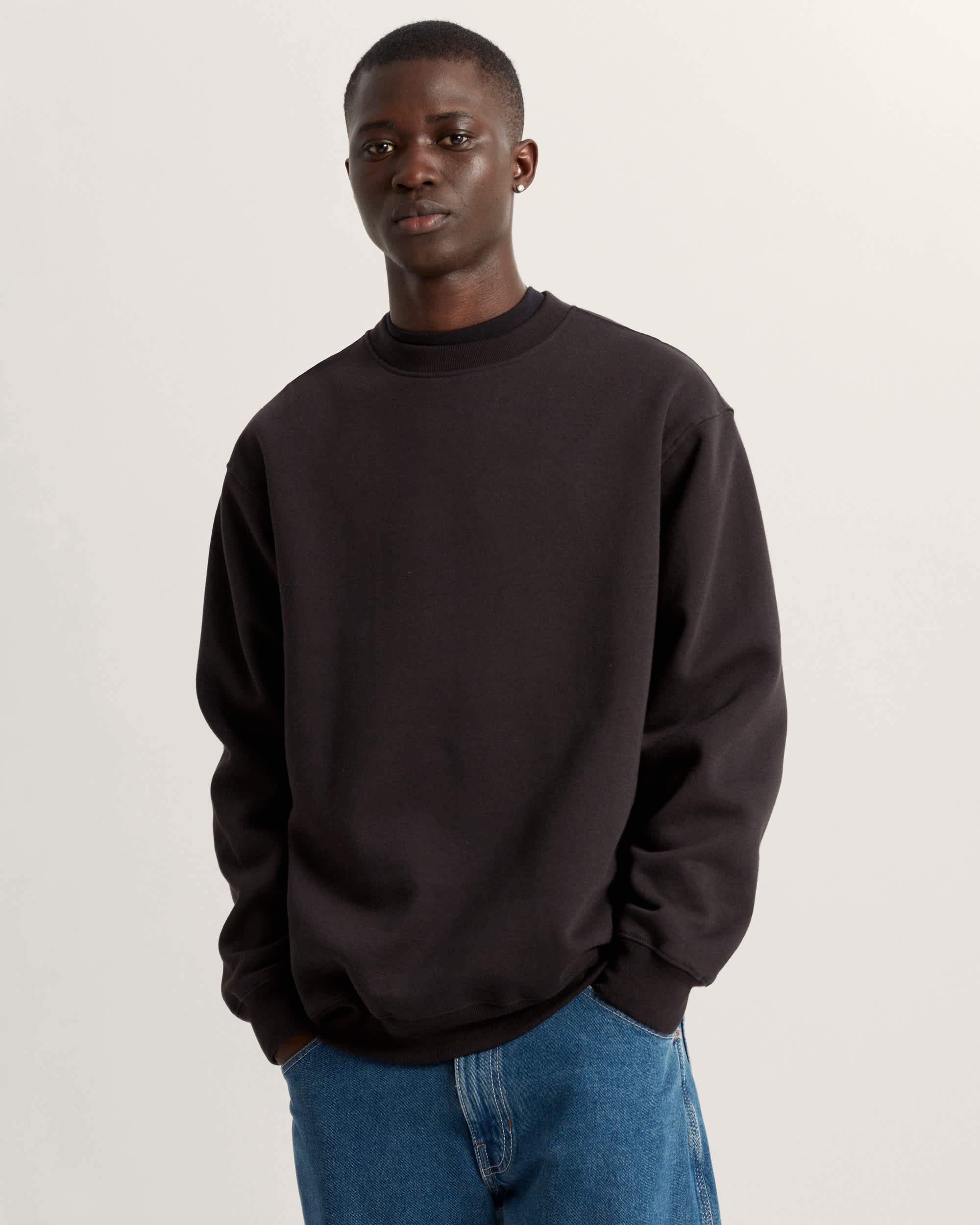 Sweat Scripted Vans Crew VANS Noir ALT2