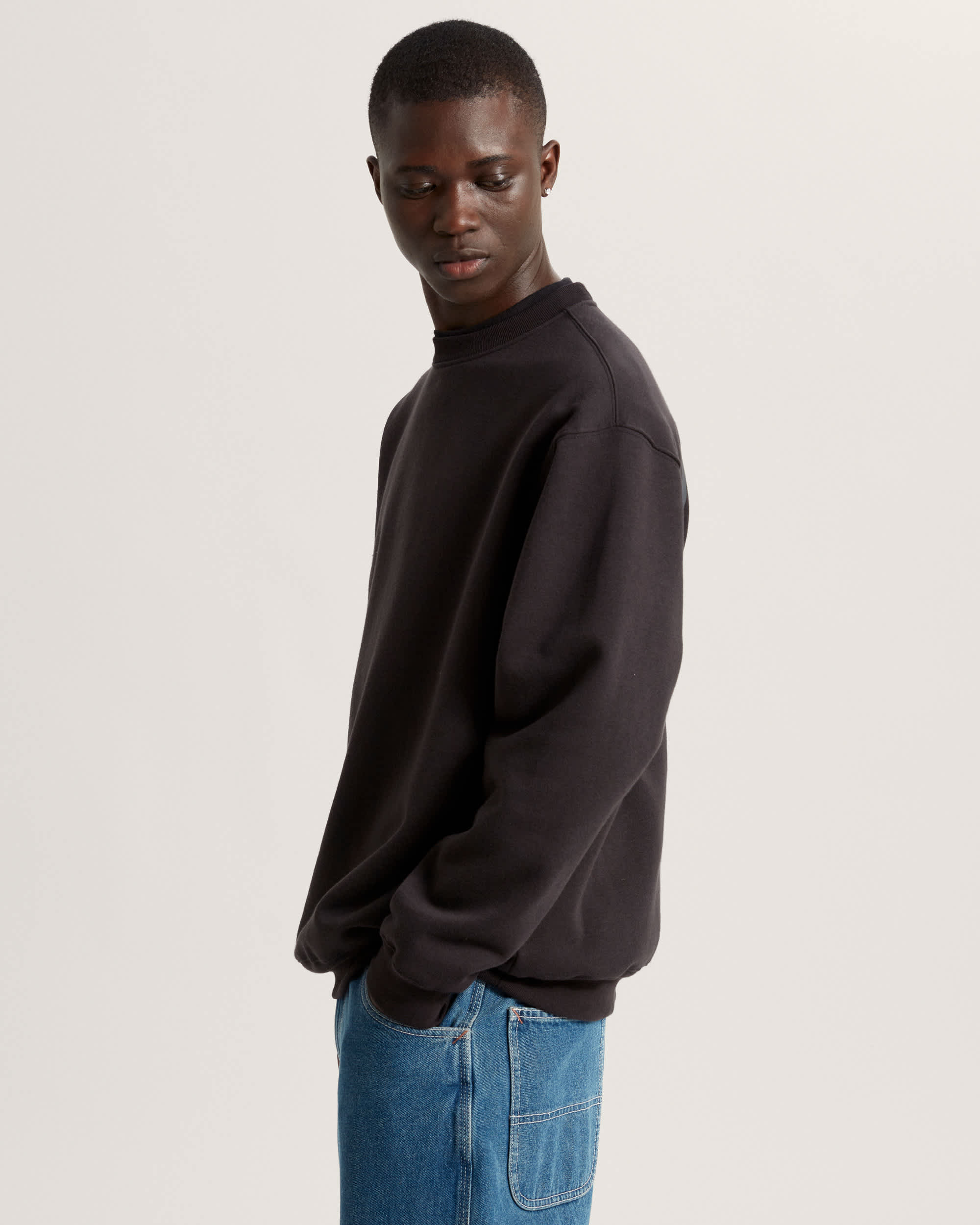 Sweat Scripted Vans Crew VANS Noir ALT4