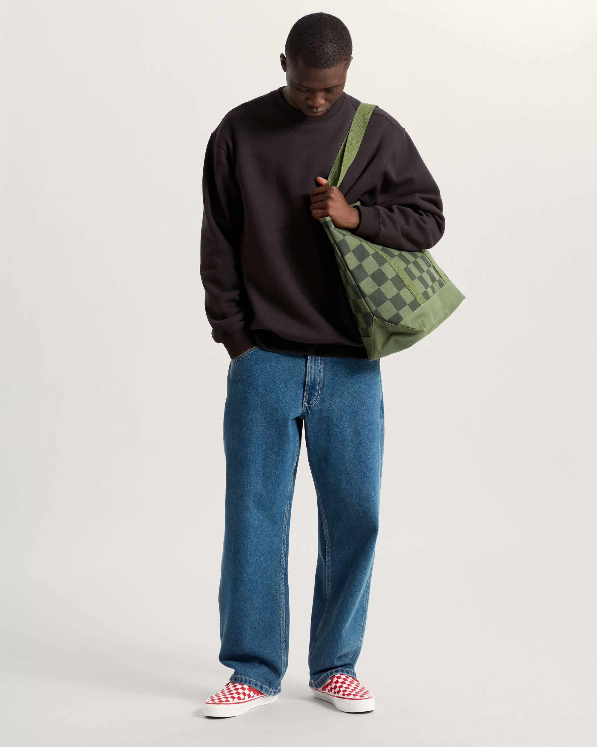 Sweat Scripted Vans Crew VANS Noir ALT5