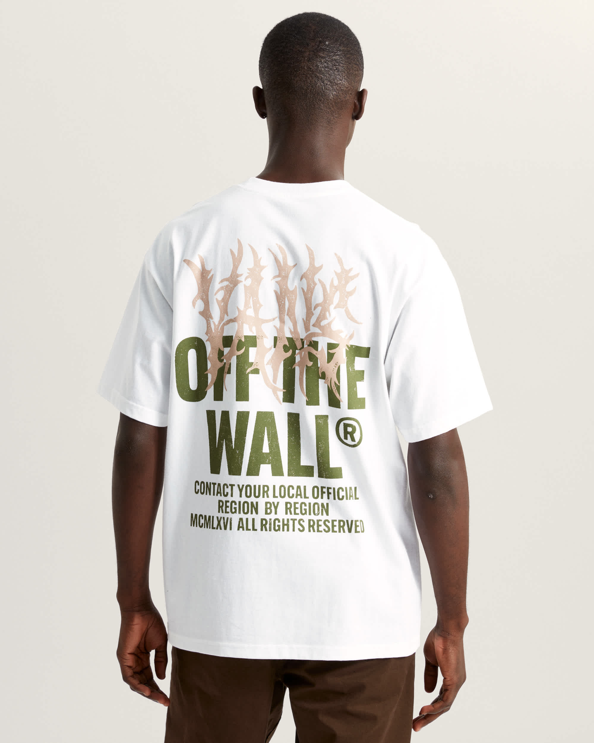 Tshirt Metal Wall VANS Blanc ALT3