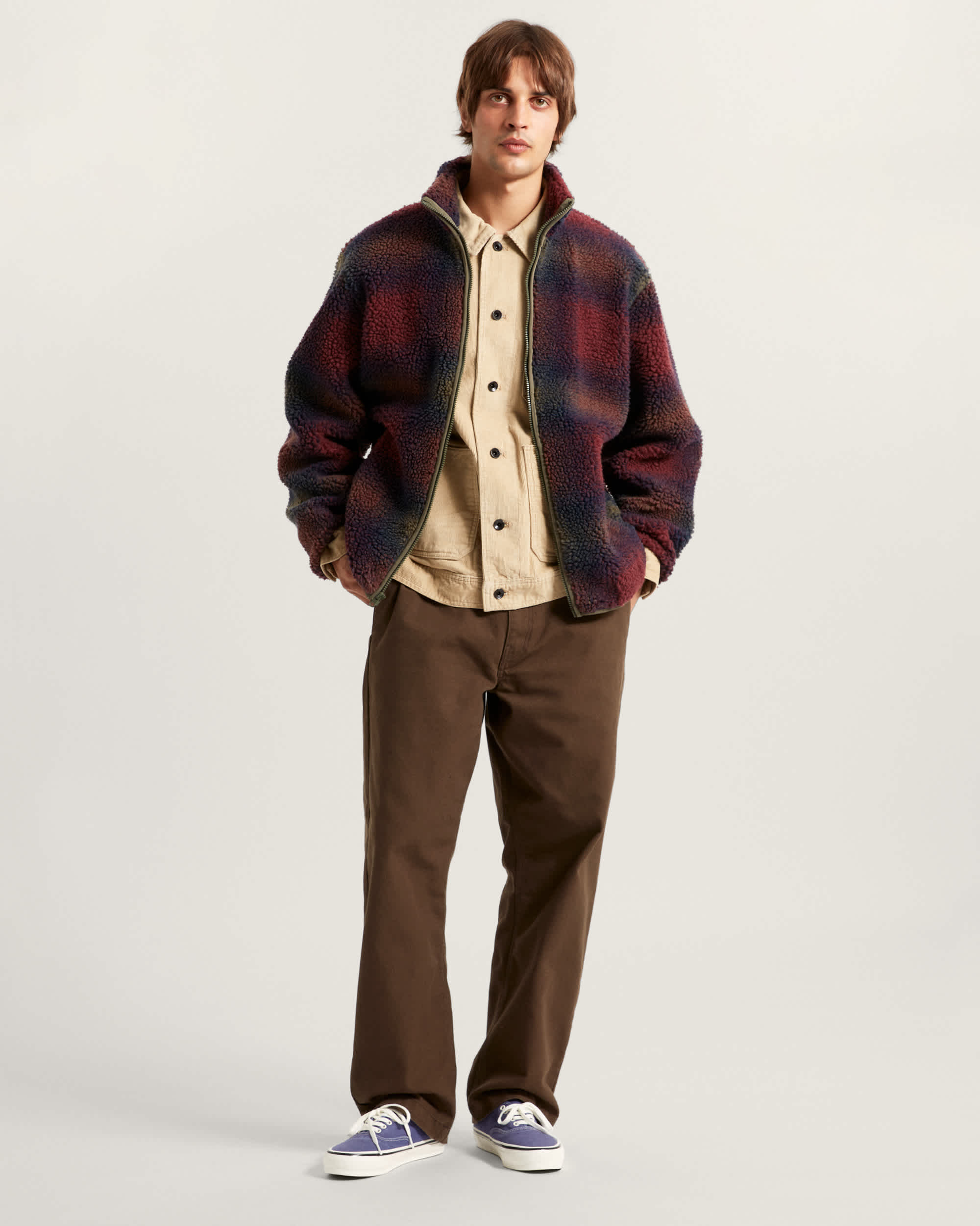 Polaire zippe Heights VANS Bordeaux ALT5