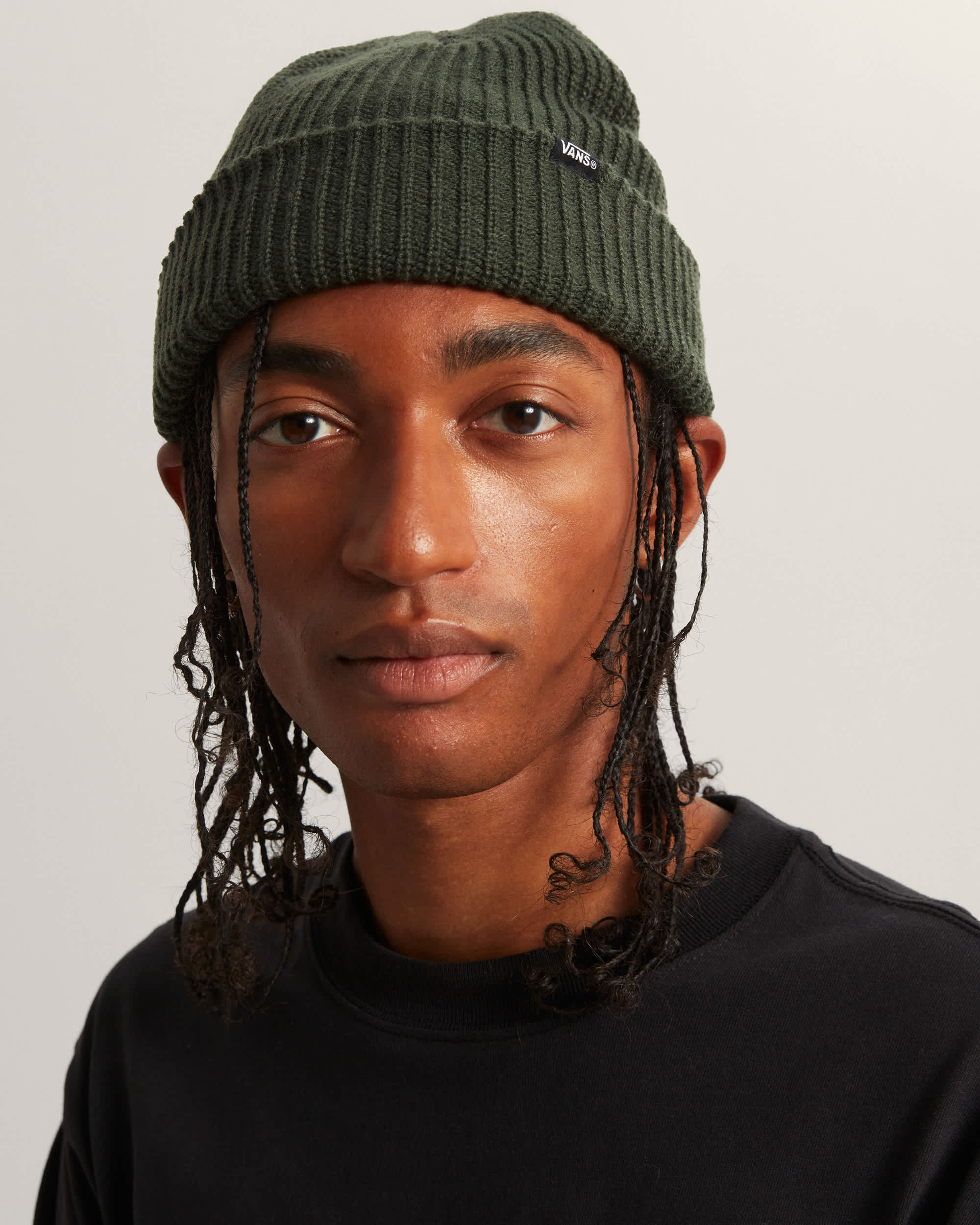 Core Basic Beanie mit Umschlag VANS Grn ALT3