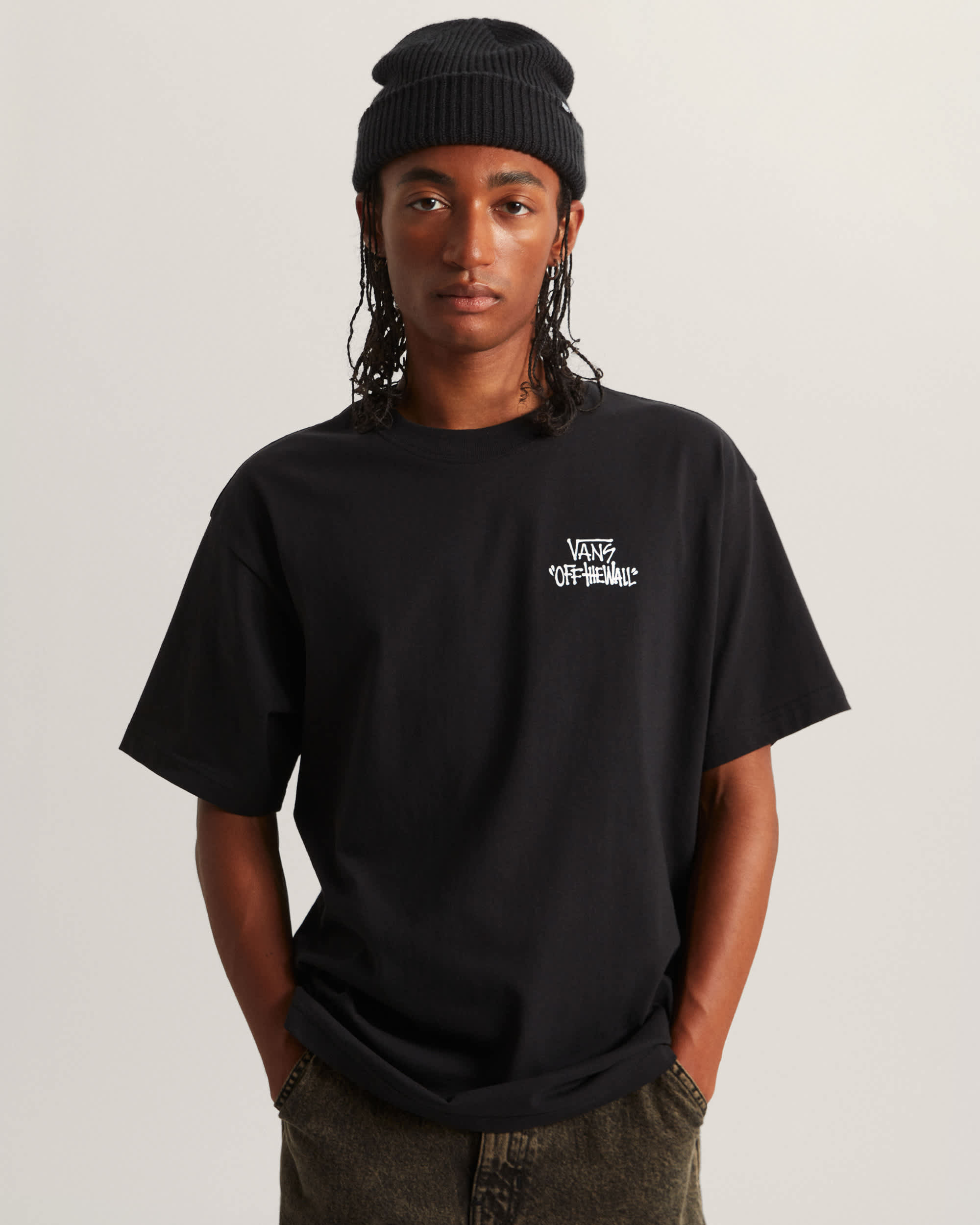 Stomper Loose Fit KurzarmTShirt VANS Schwarz ALT2