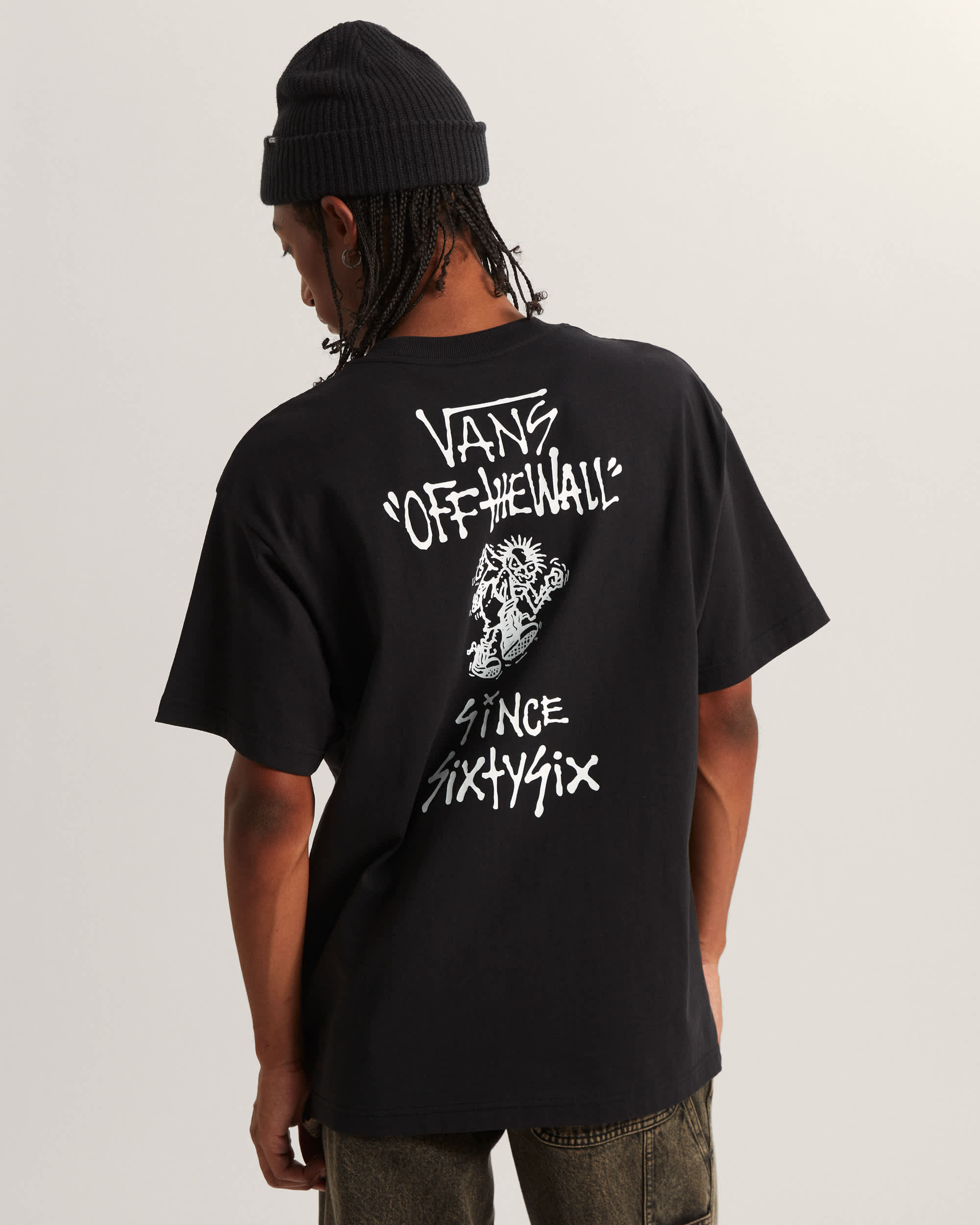 Stomper Loose Fit KurzarmTShirt VANS Schwarz ALT3