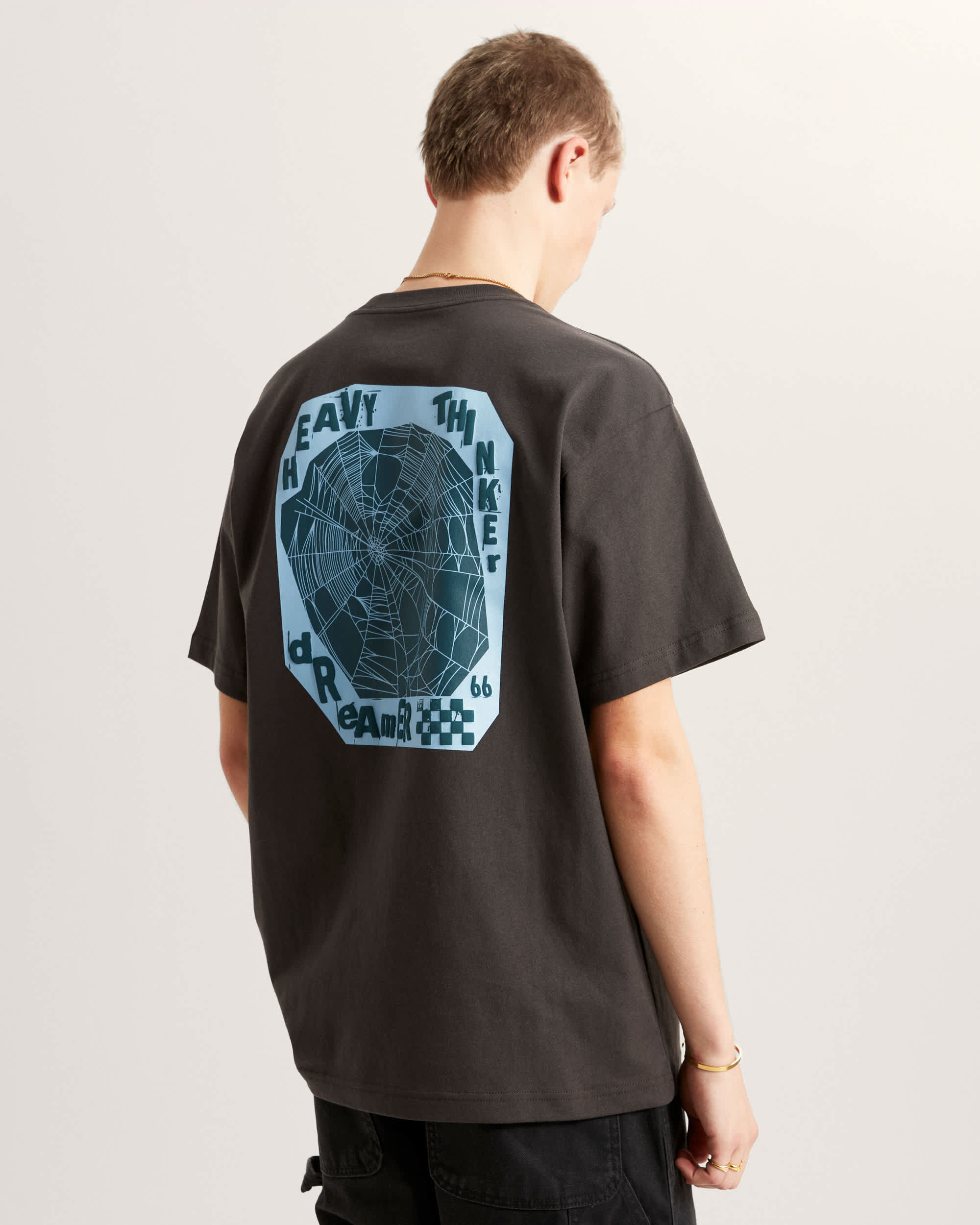 Heavy Thinker Loose Fit KurzarmTShirt VANS Schwarz ALT3