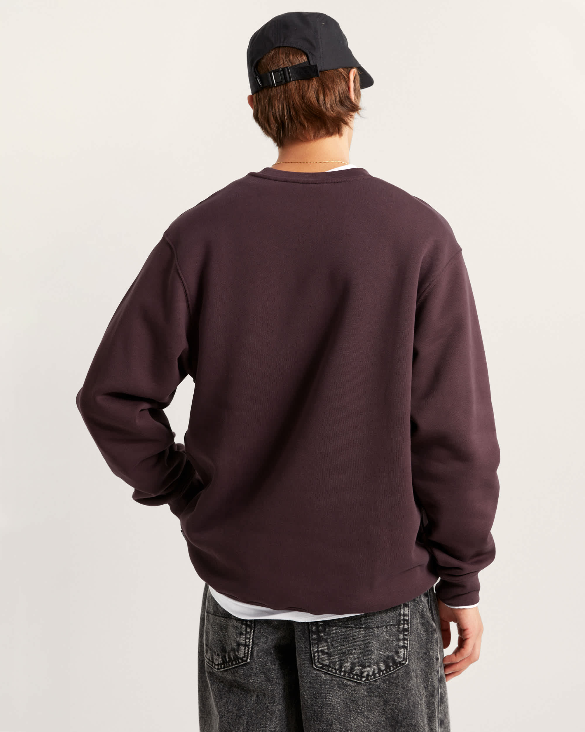 Mirror V Loose Pullover VANS Blau ALT3