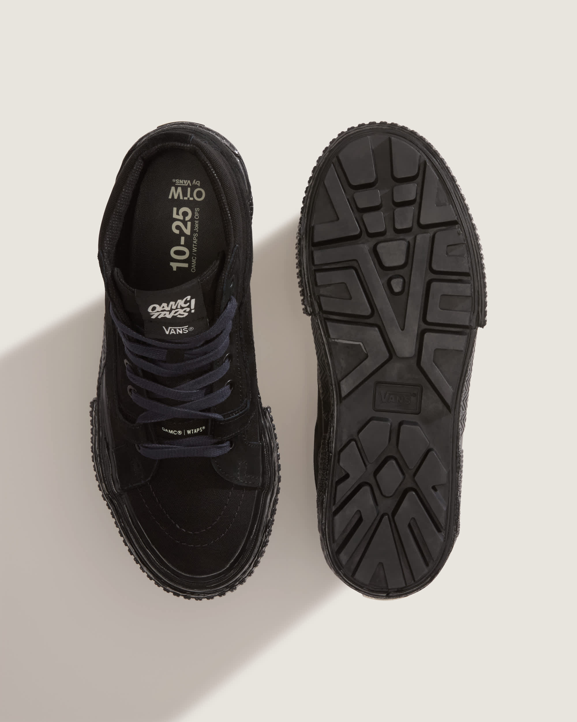 OTW by Vans X WTAPS X OAMC Sk8-Hi GL Lug in Black| Vans SE