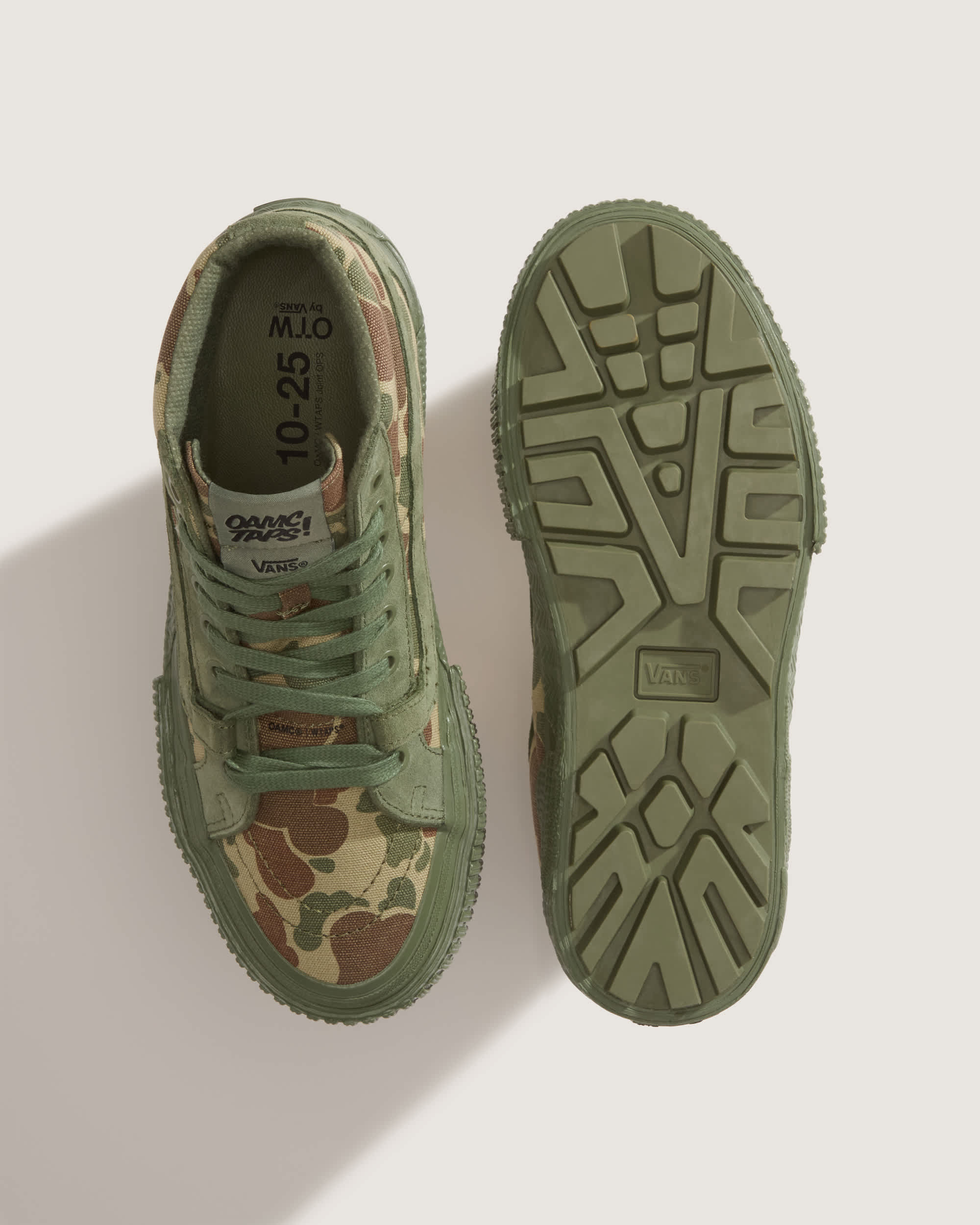 Scarpe Sk8Hi GL Lug OTW by Vans x WTAPS x OAMC VANS Verde ALT2