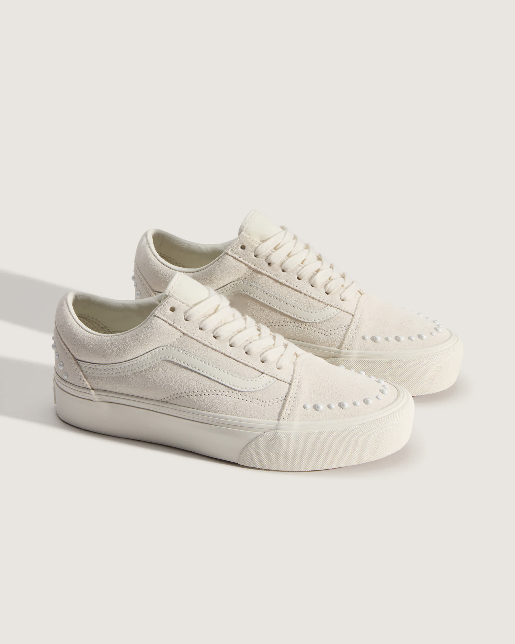 Old Skool Platform Shoes VANS White ALT1