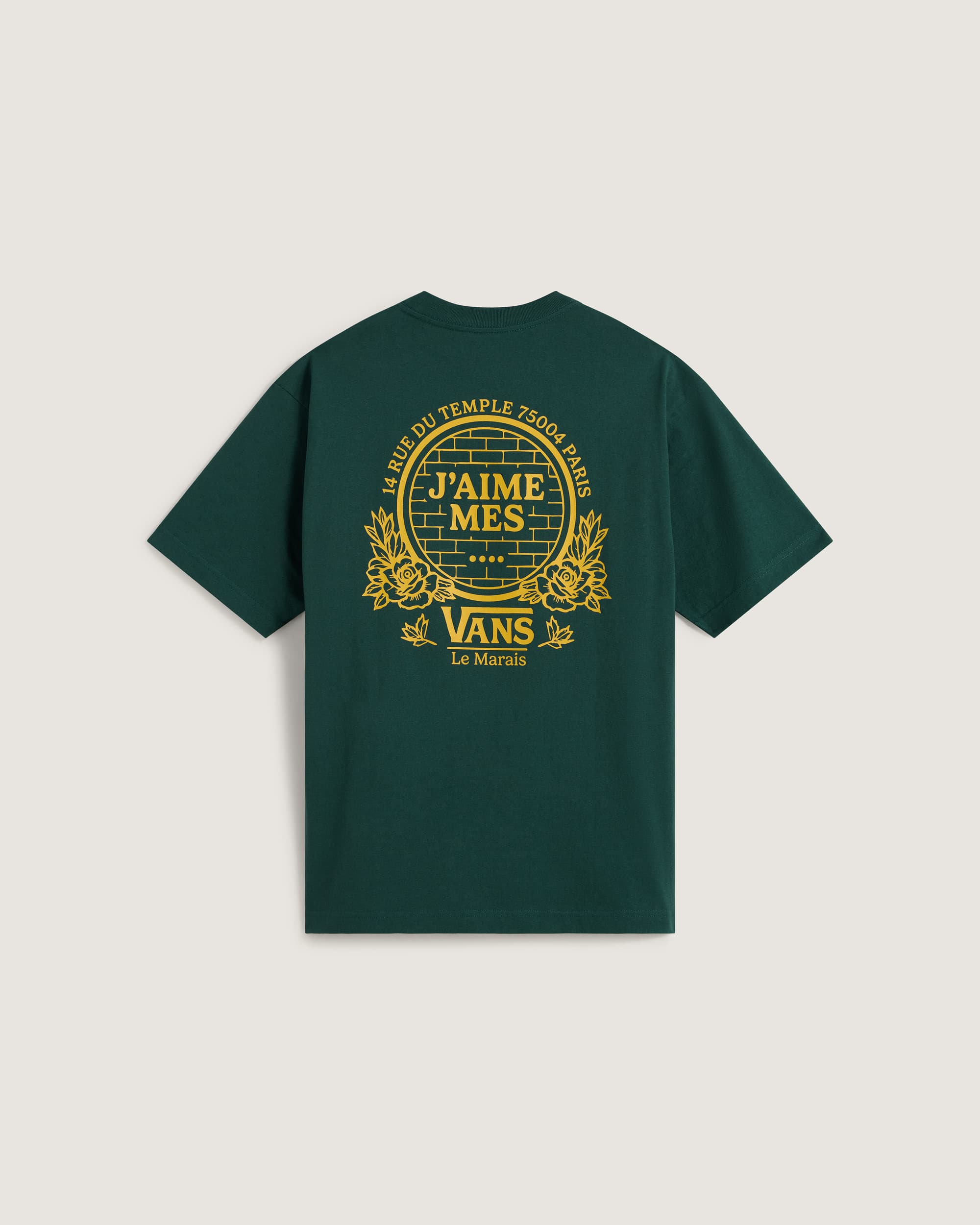 Tshirt Le Marais Mur VANS Vert ALT1
