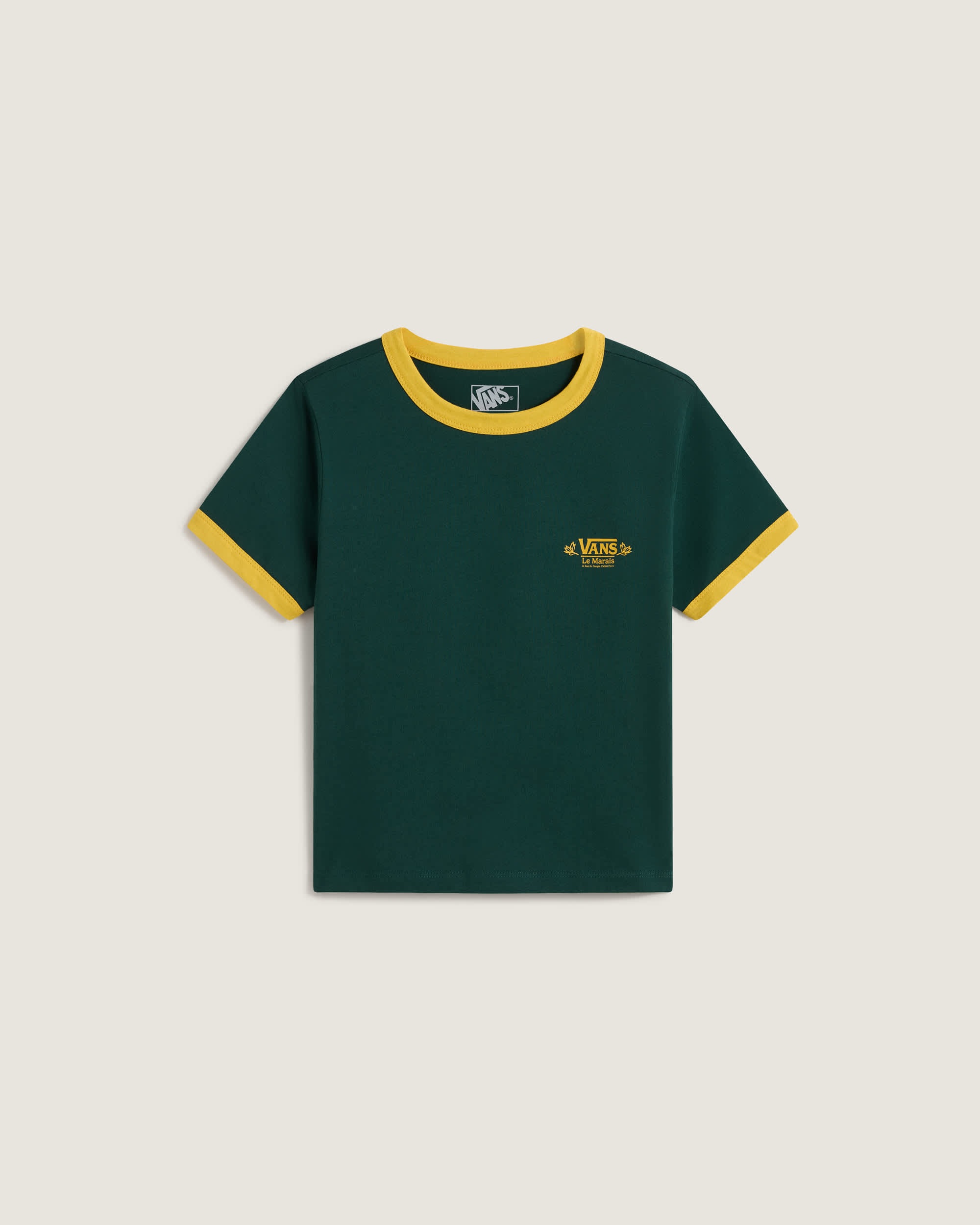 Tshirt ringer Le Marais Mur VANS Vert HERO