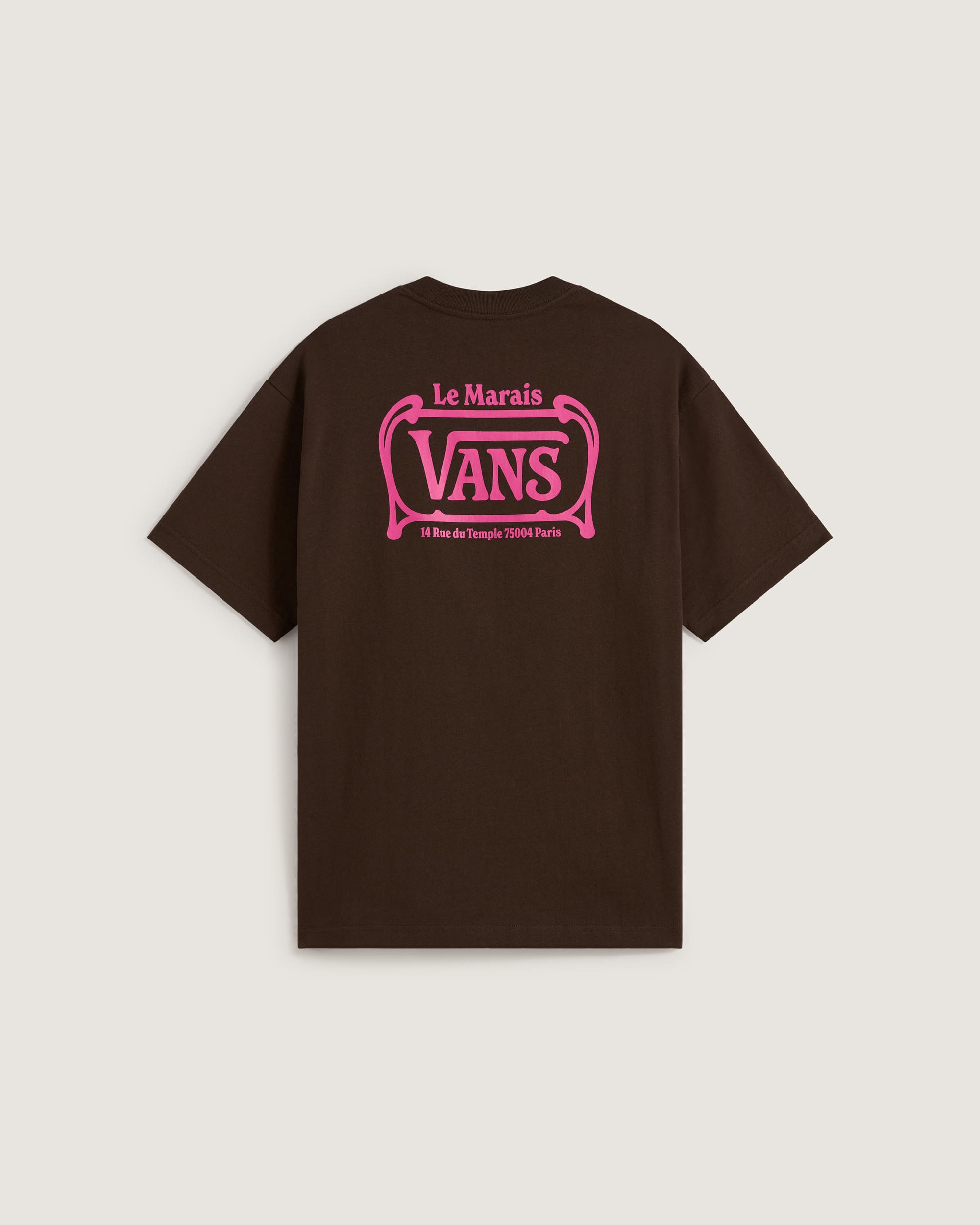 Tshirt Le Marais Paname VANS Marron ALT1