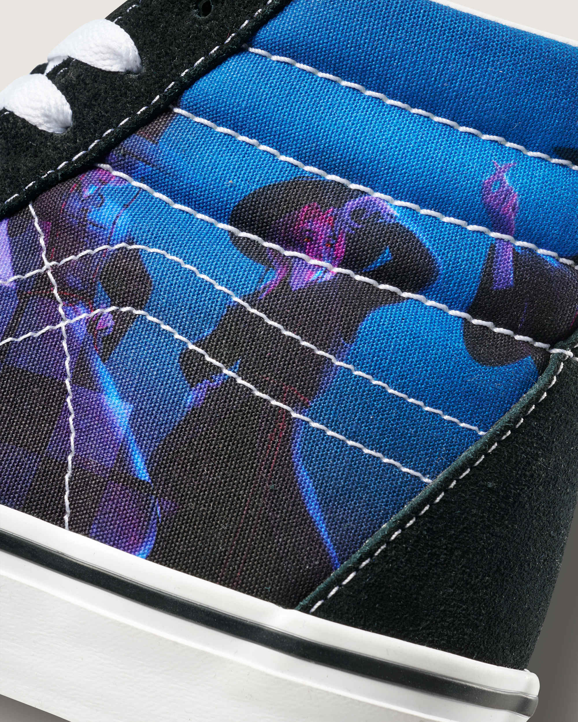 Scarpe Bambinoa Sk8Hi KPop Demon Hunters 814 anni VANS NeroBlu ALT6