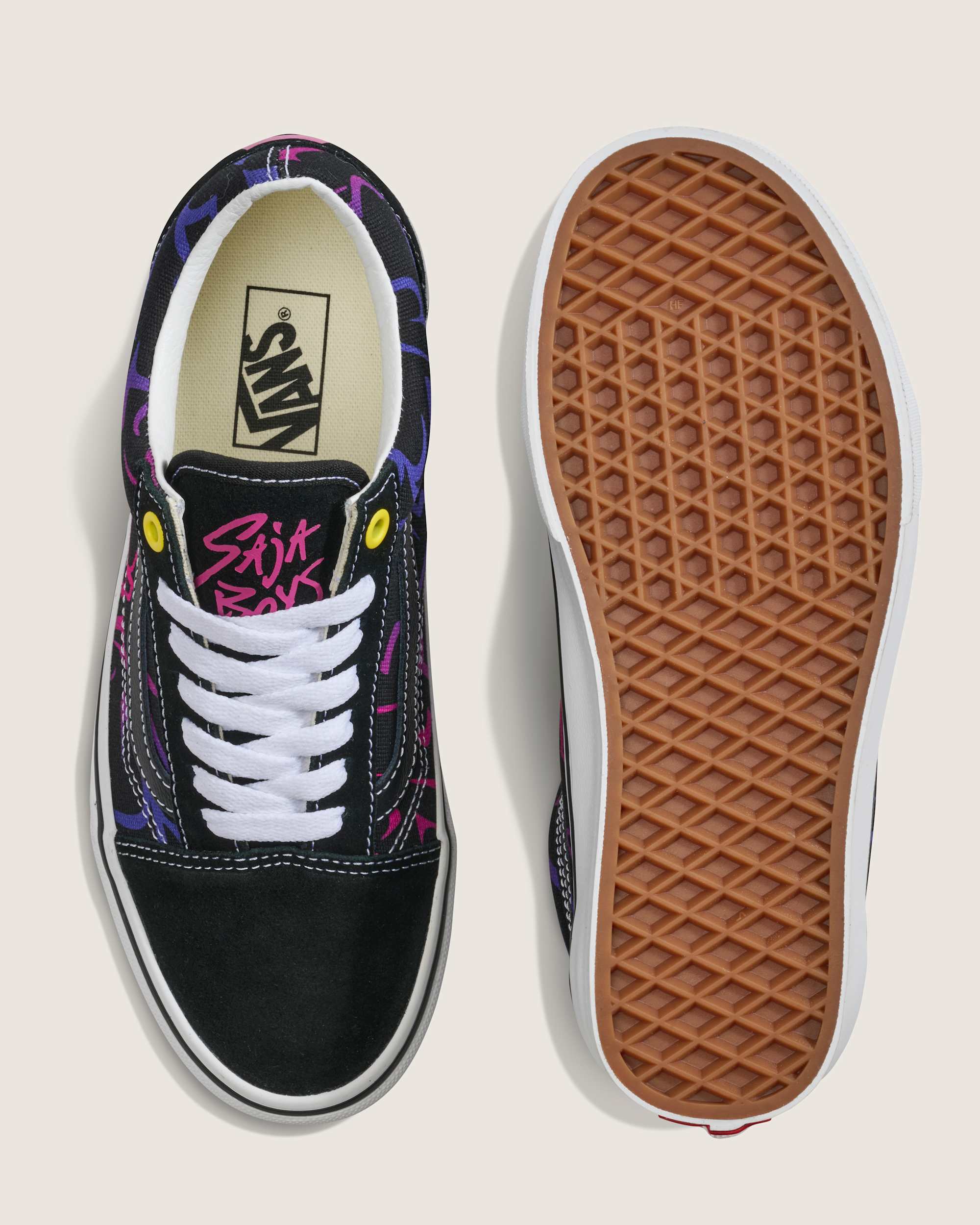 Scarpe Old Skool KPop Demon Hunters VANS NeroRosa ALT2