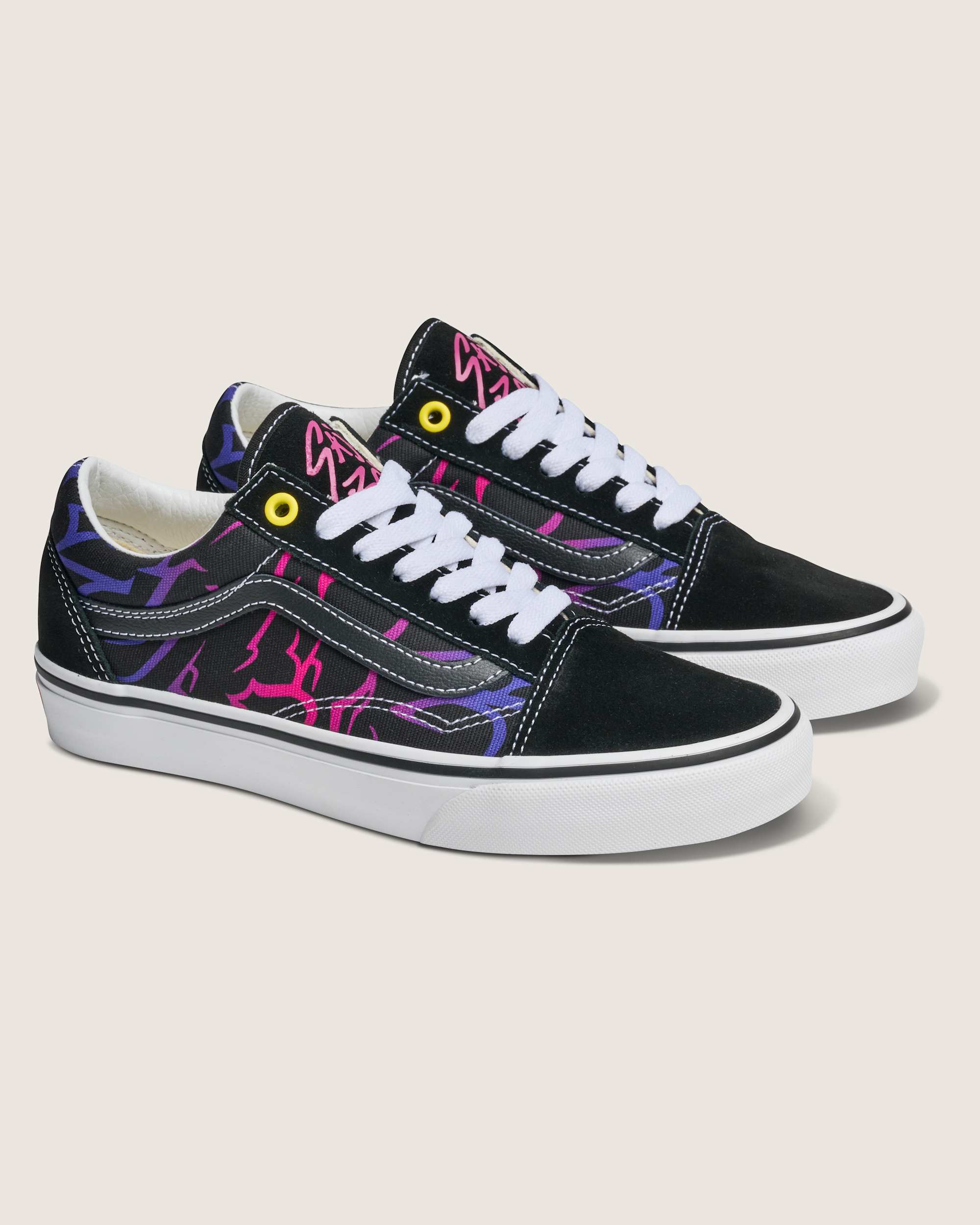 Scarpe Old Skool KPop Demon Hunters VANS NeroRosa ALT1