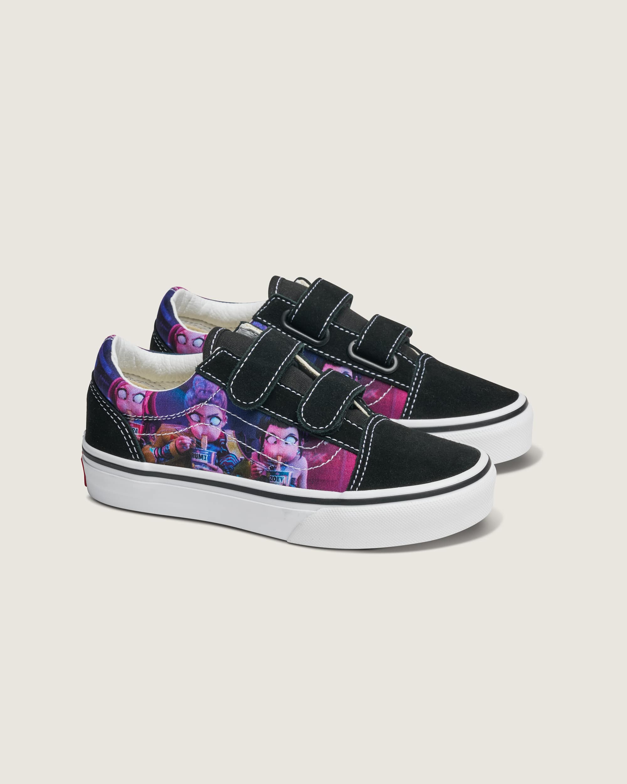 Kids Old Skool KPop Demon Hunters Shoes 48 years VANS Purple ALT1