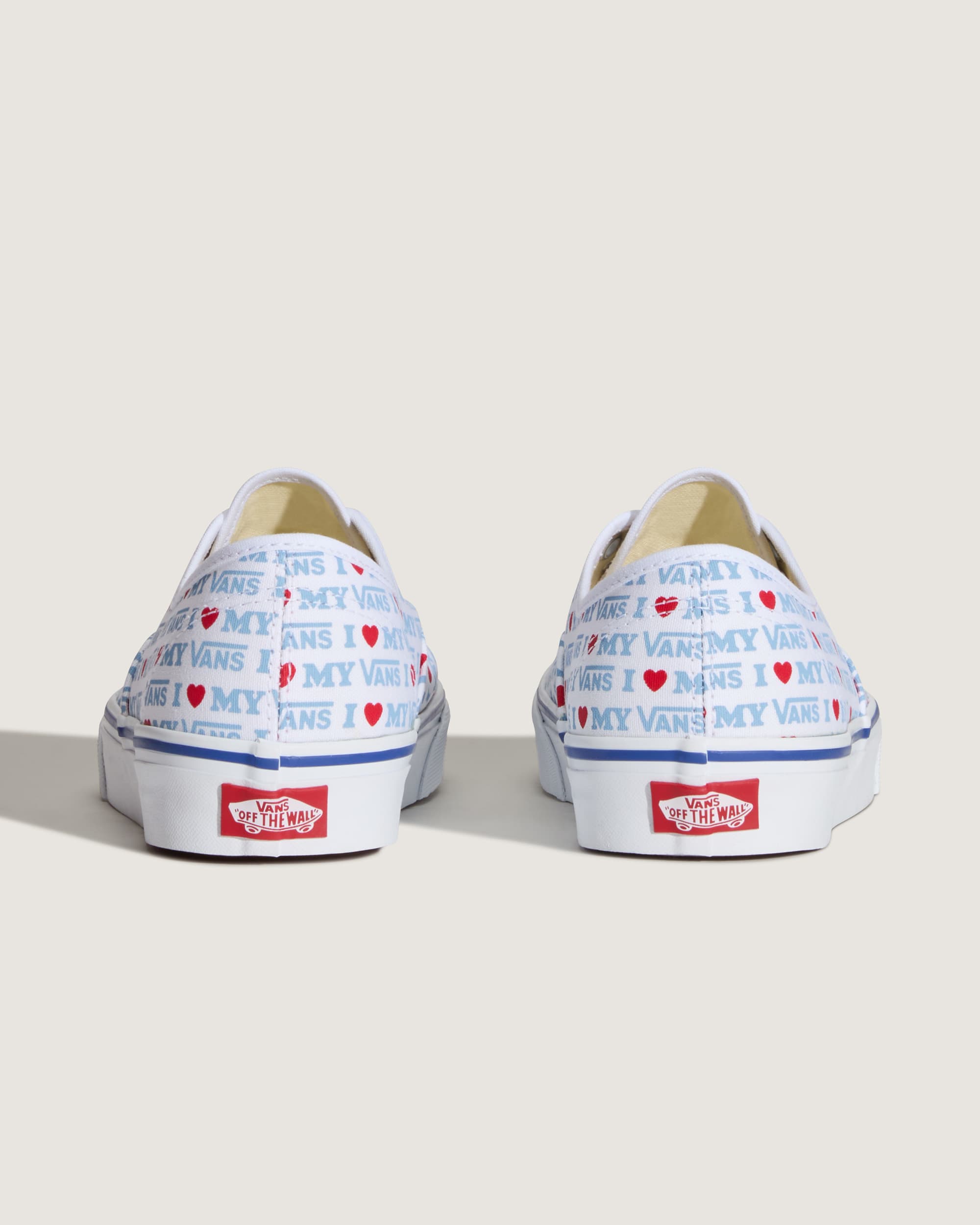 I Love My Vans Authentic Shoes VANS White ALT3