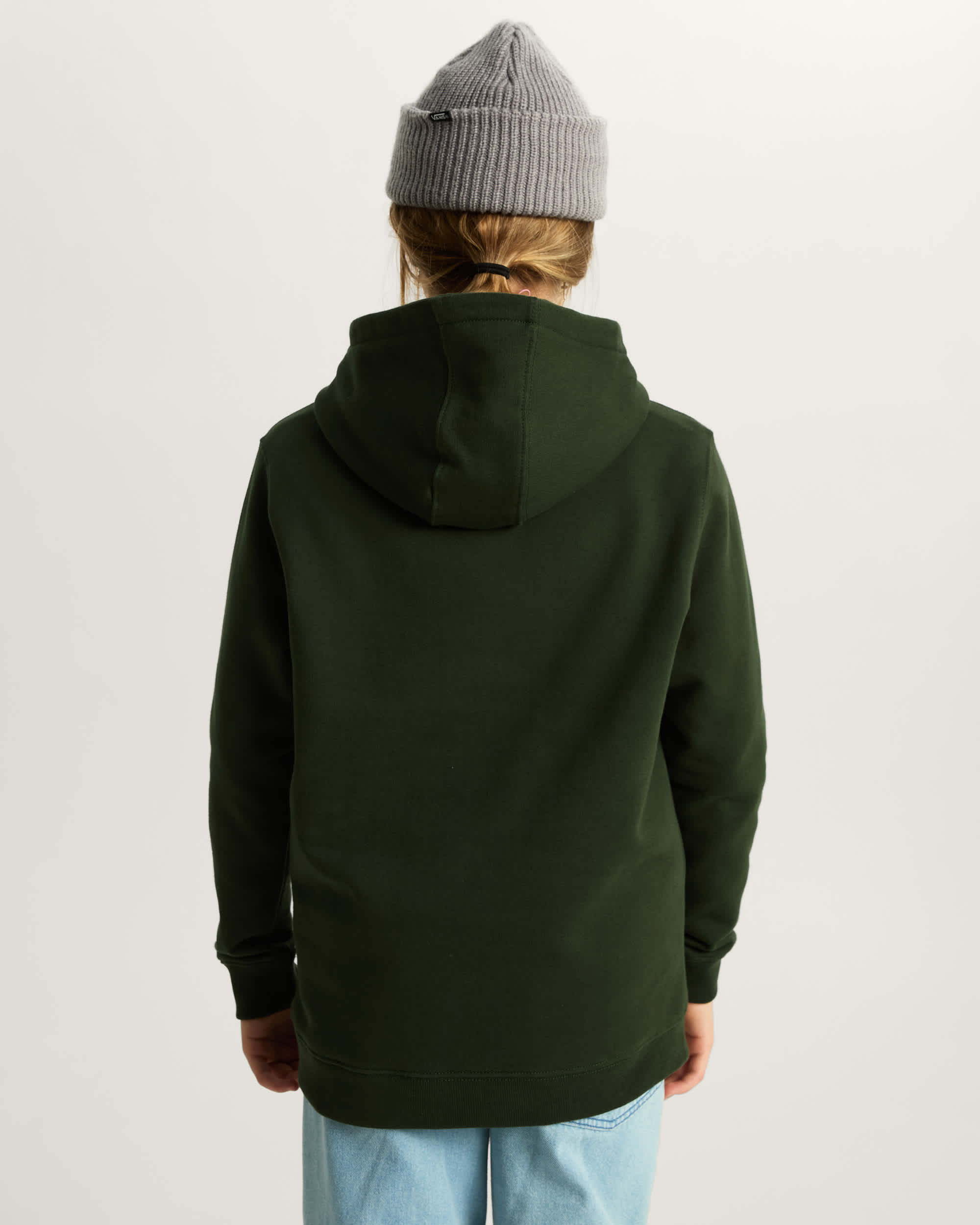 Sweat  capuche Vans Classic II Enfant 814 ans VANS Vert ALT3