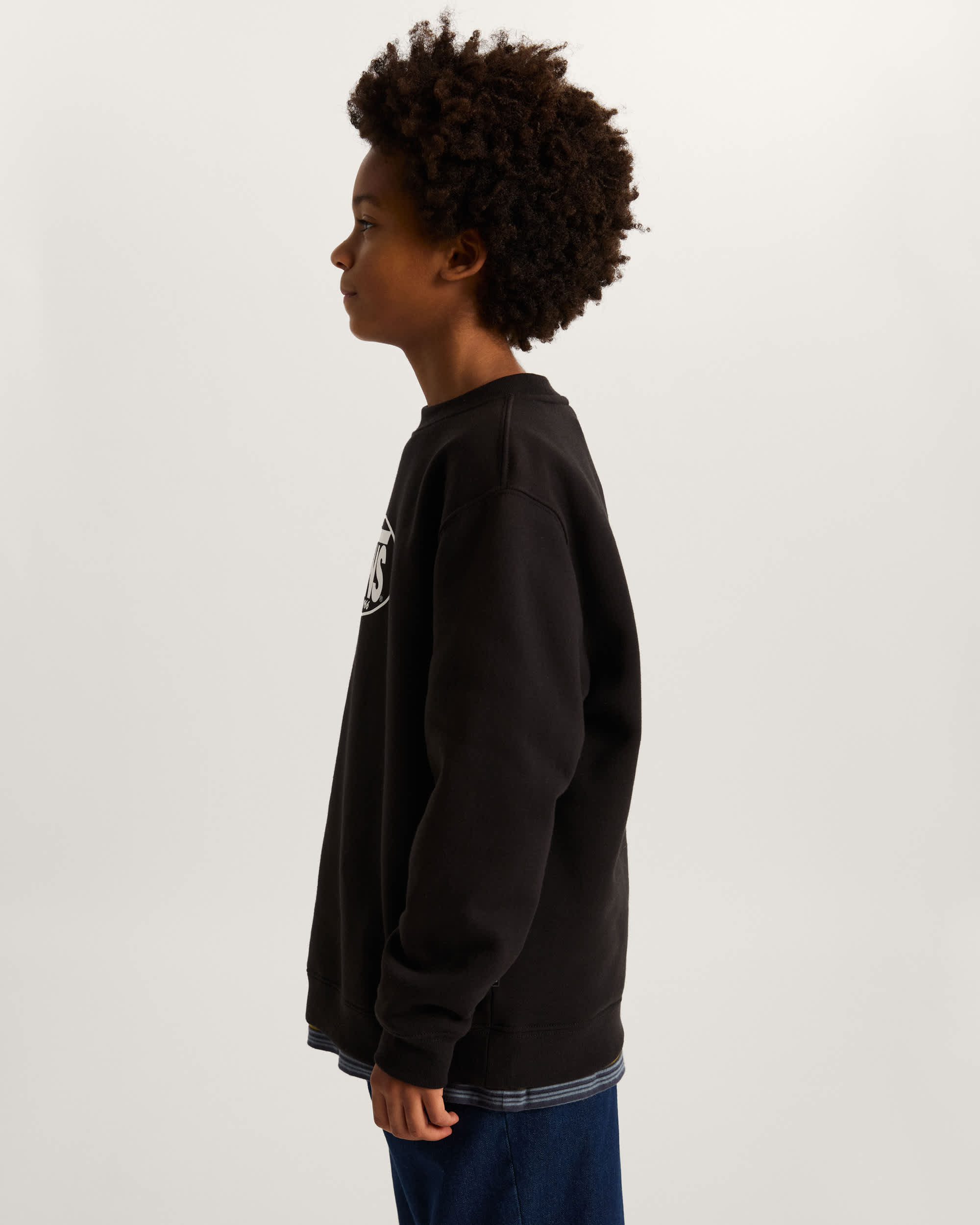 Kinder Classic Sweatshirt 814 Jahre VANS Schwarz ALT4