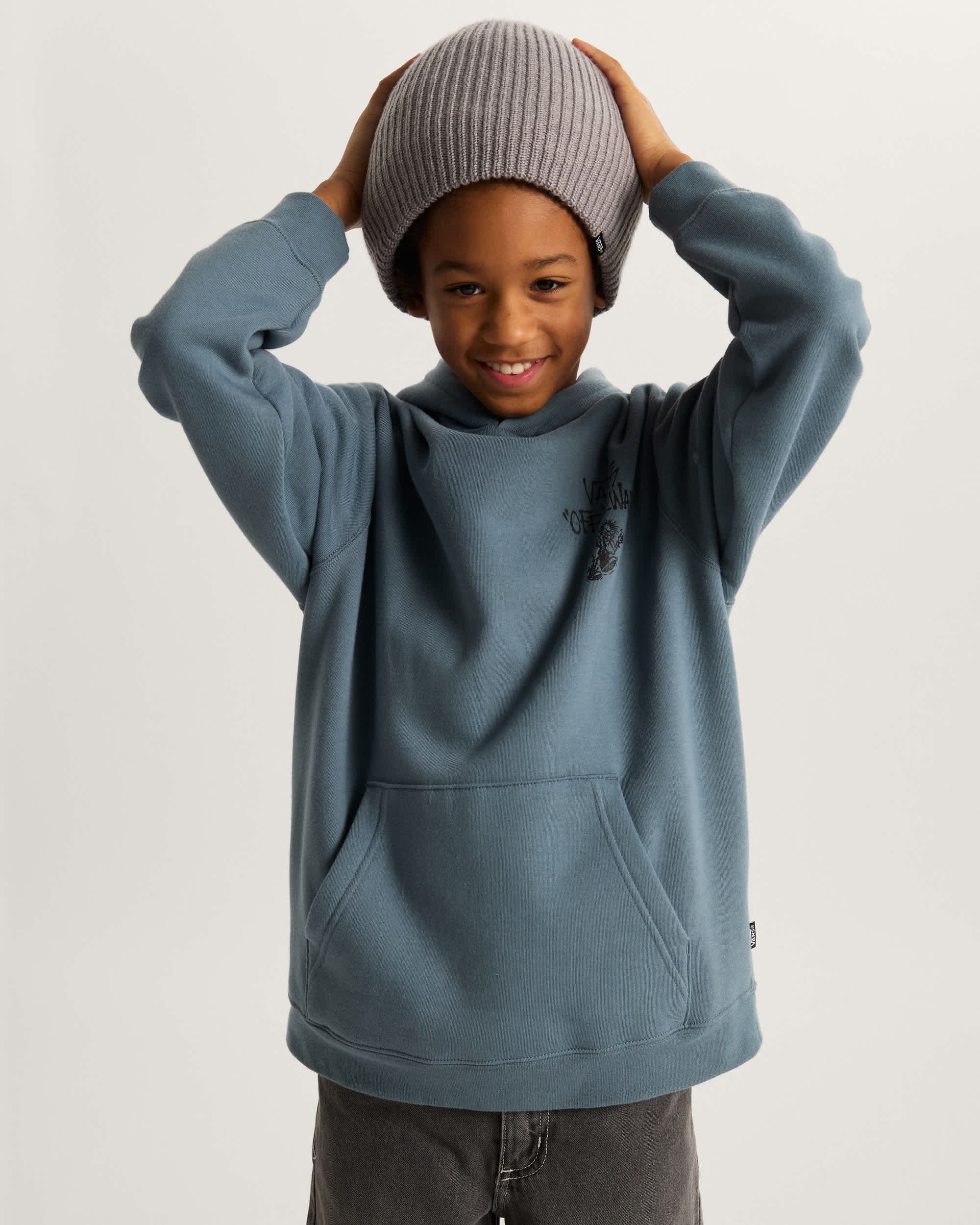 Kids Let Loose Hoodie 814 years VANS Grey ALT2