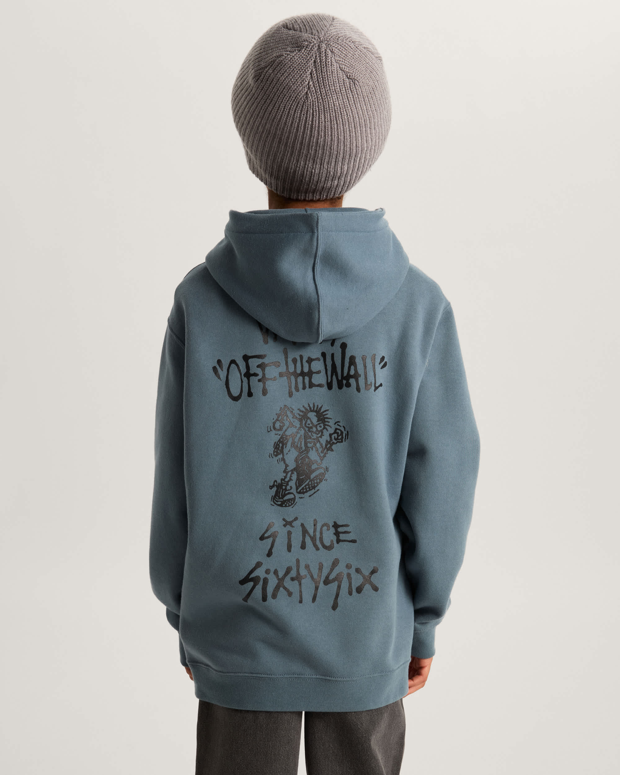 Kids Let Loose Hoodie 814 years VANS Grey ALT3