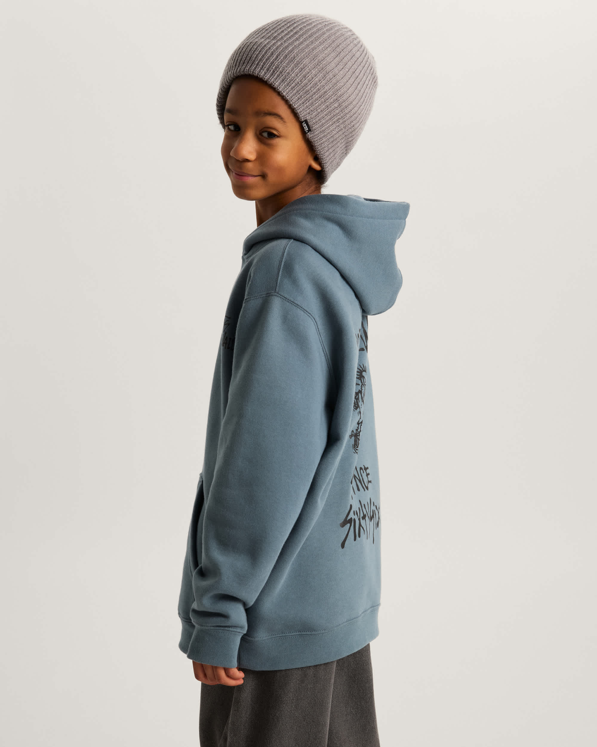 Kids Let Loose Hoodie 814 years VANS Grey ALT4