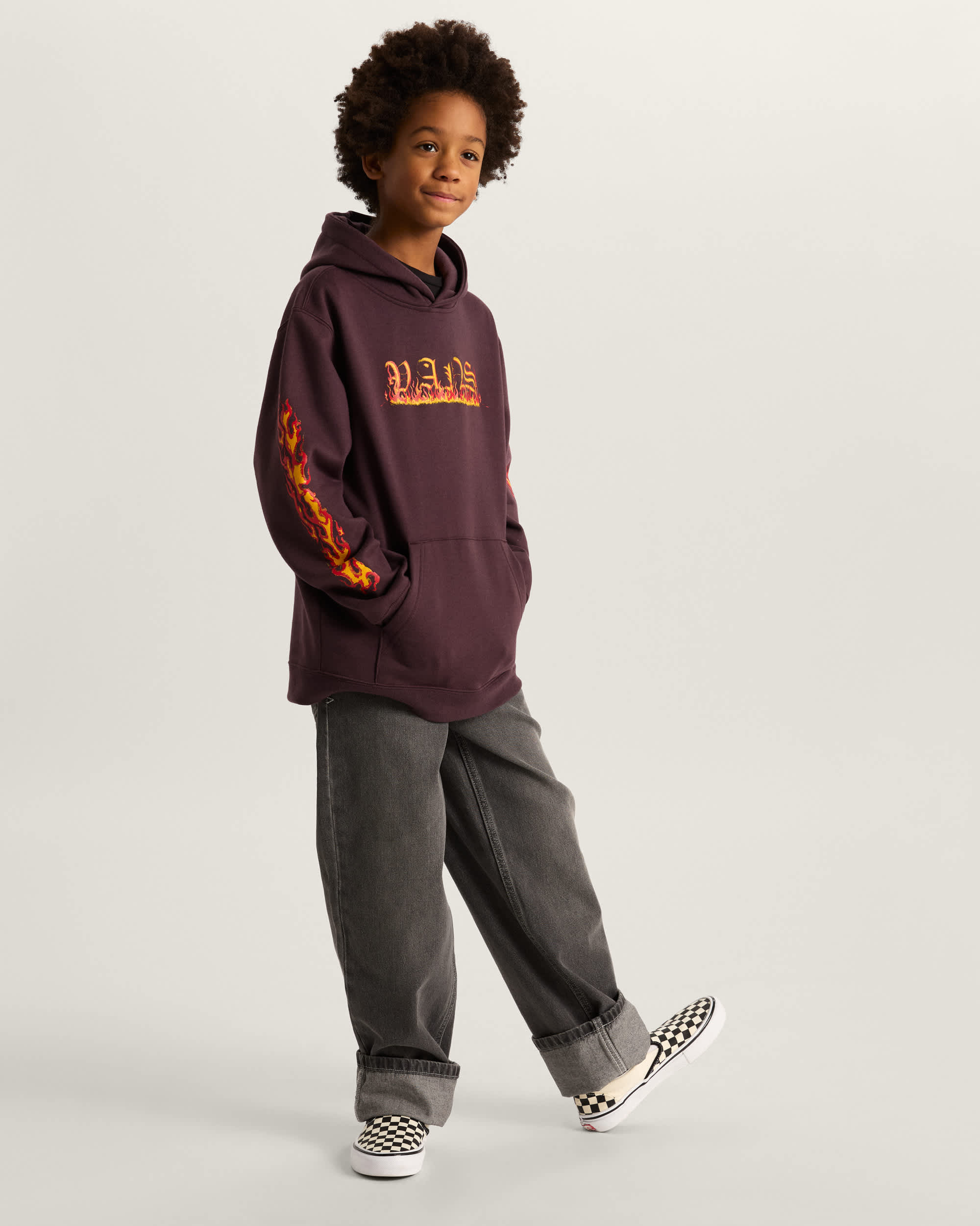 Sweat  capuche Inferno Enfant 814 ans VANS Bleu ALT5