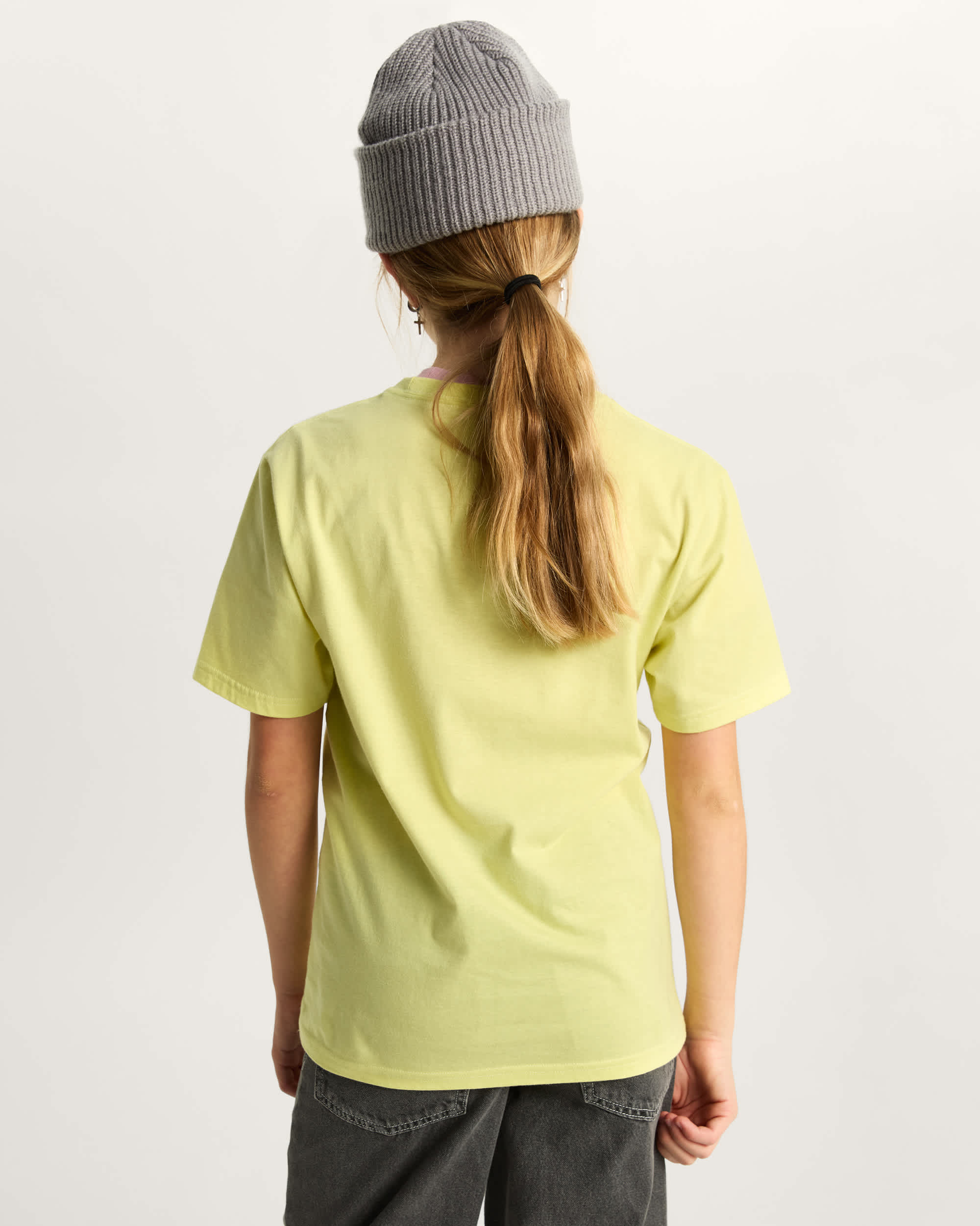 Tshirt Star Checker Enfant 814 ans VANS Jaune ALT3