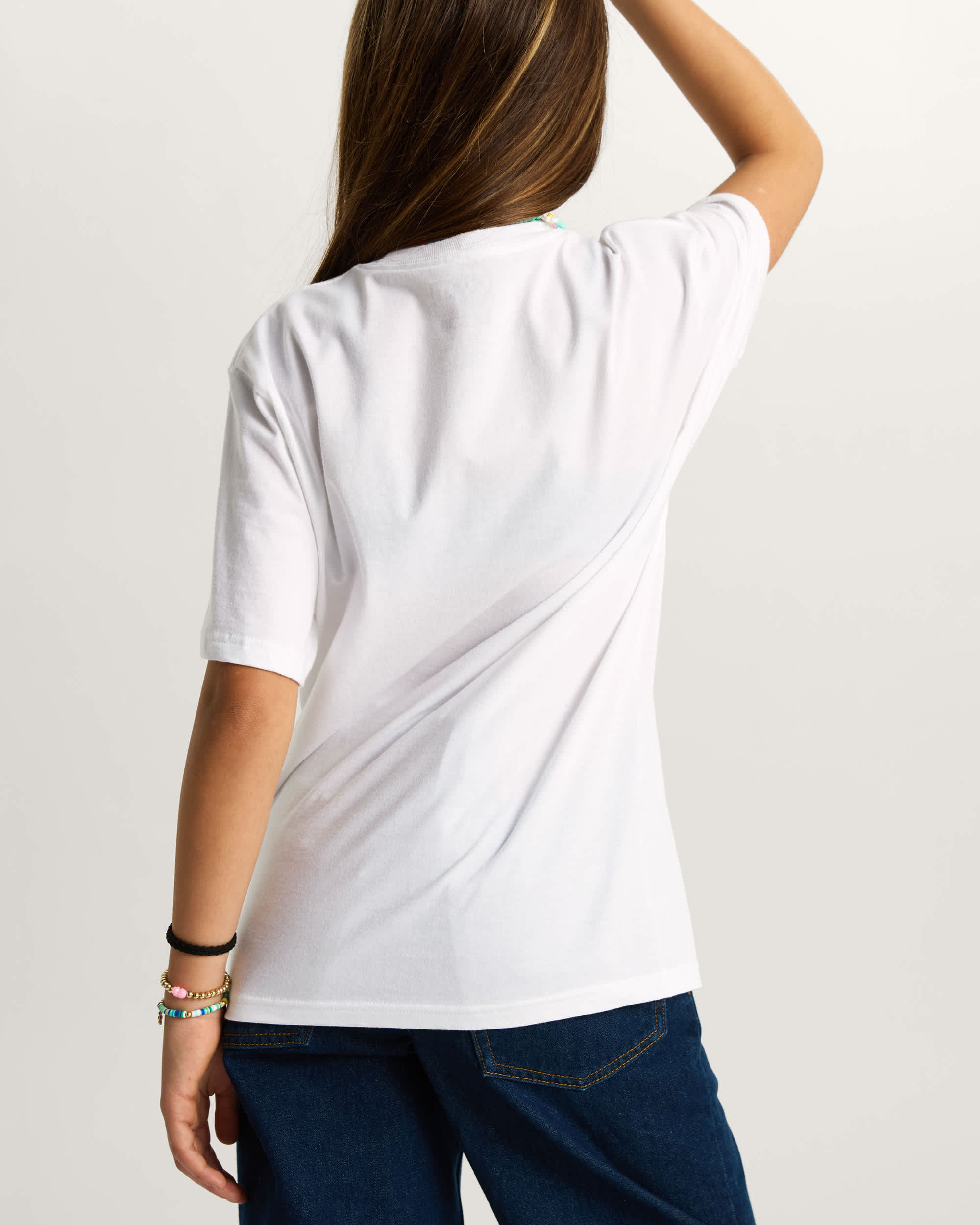 Tshirt Star Checker Enfant 814 ans VANS Blanc ALT3