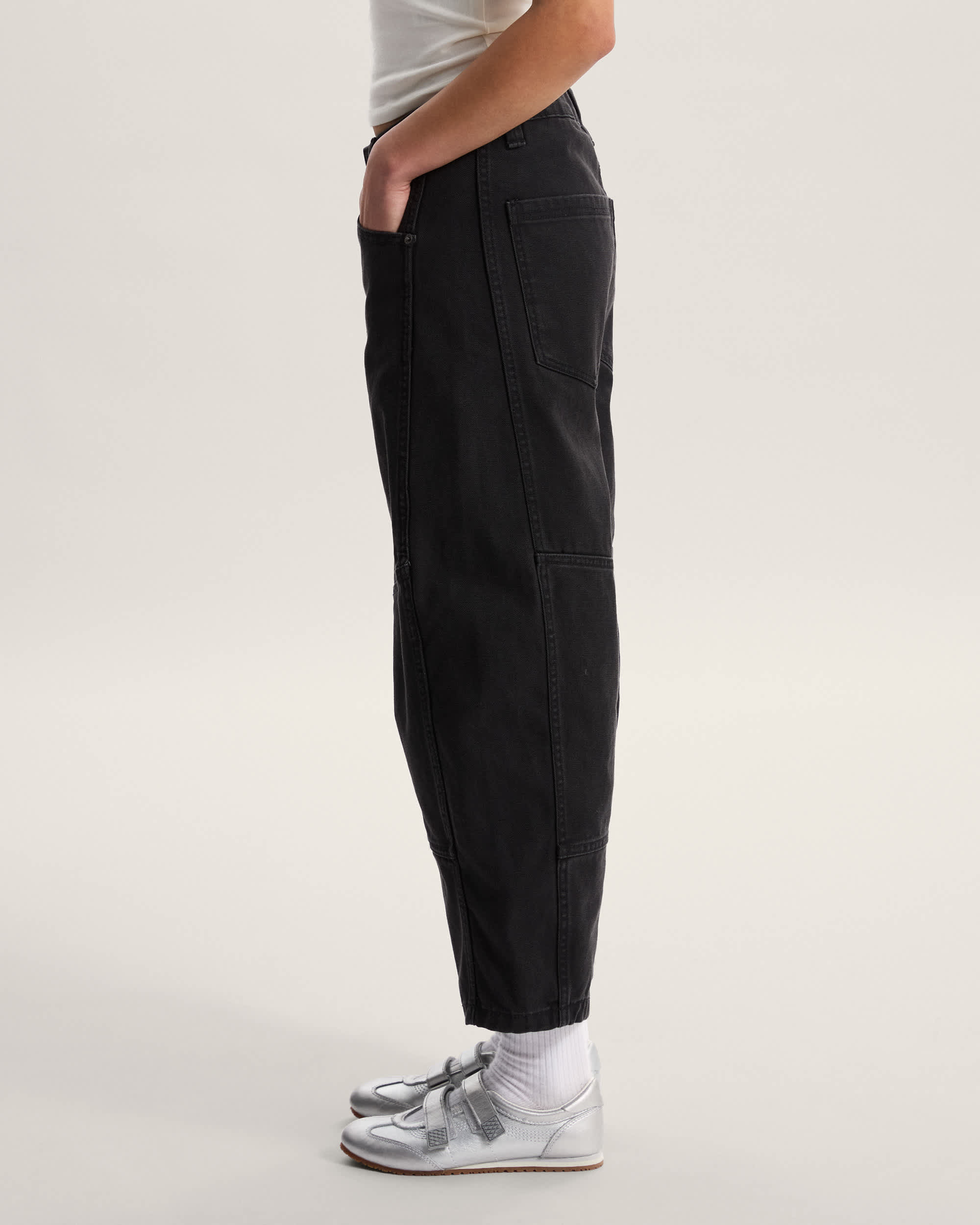 Pantalones con perneras anchas Blaire VANS Negro ALT4