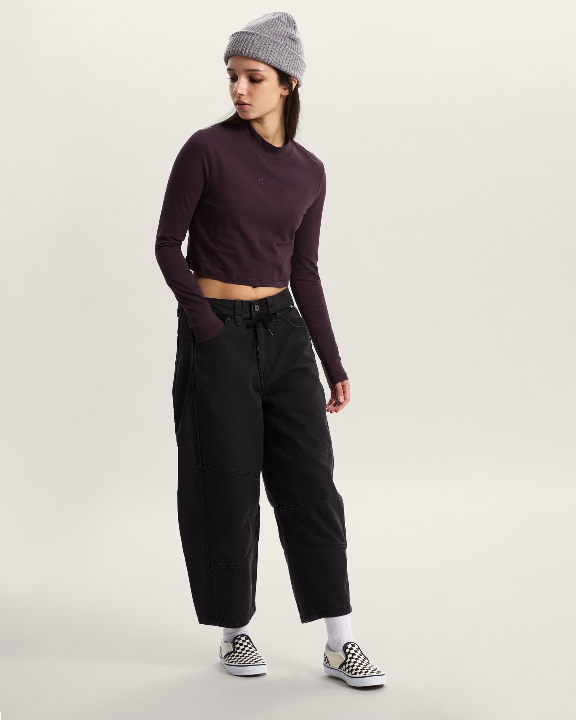 Script Mini Mock TShirt VANS Blau ALT5