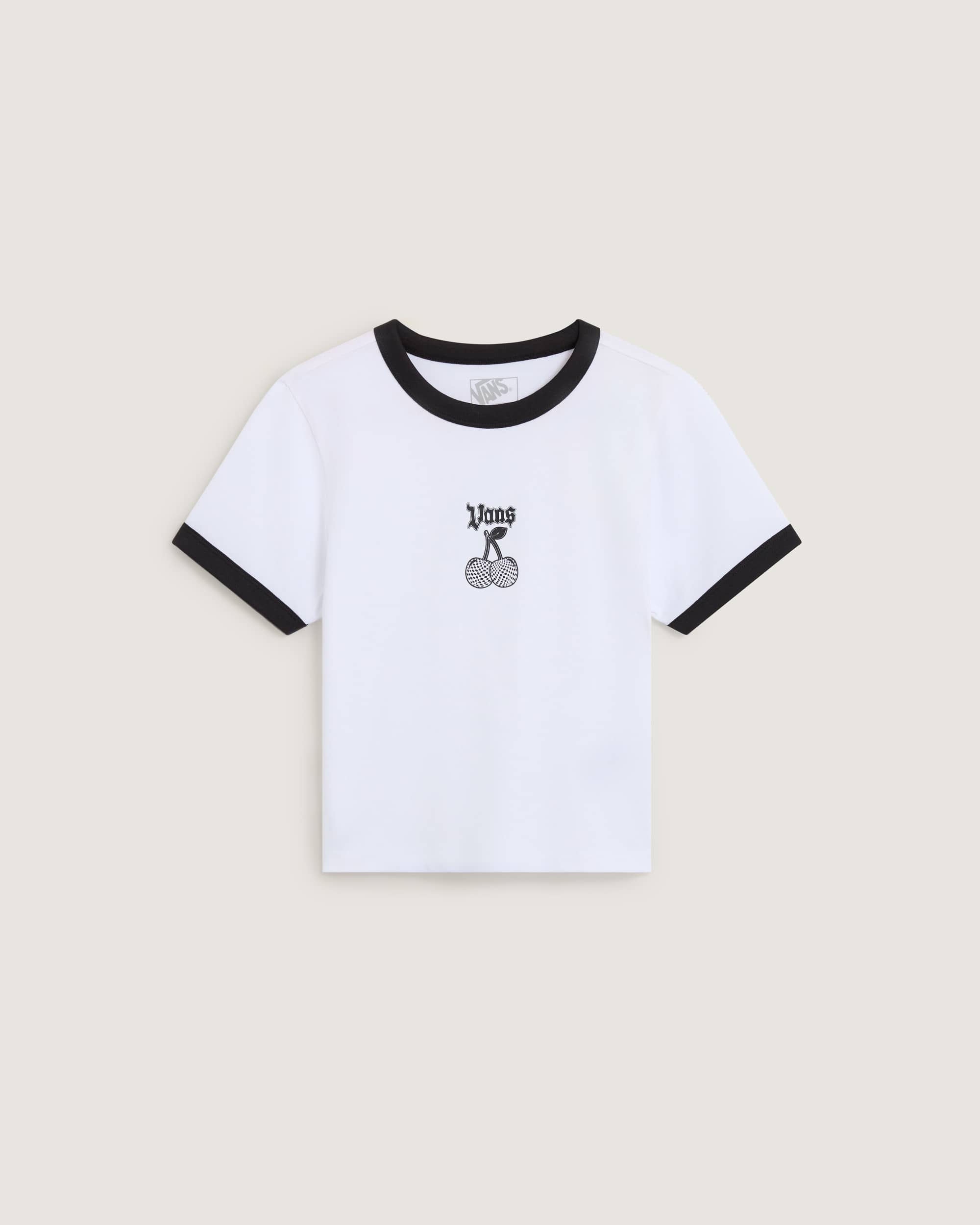 Cherry Bom Ringer Tshirt VANS White HERO