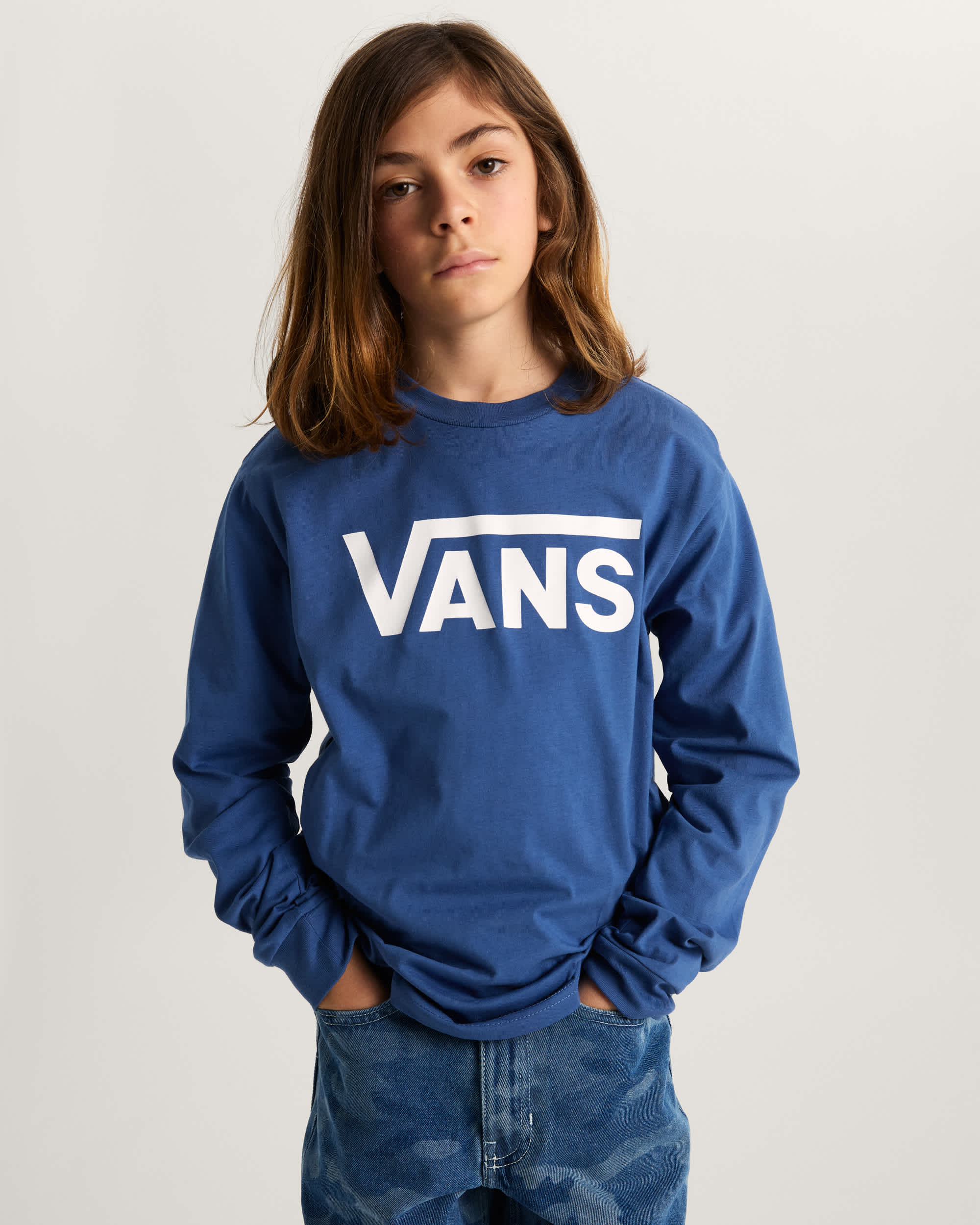 Kinder Vans LangarmTShirt 814 Jahre VANS Blau ALT2