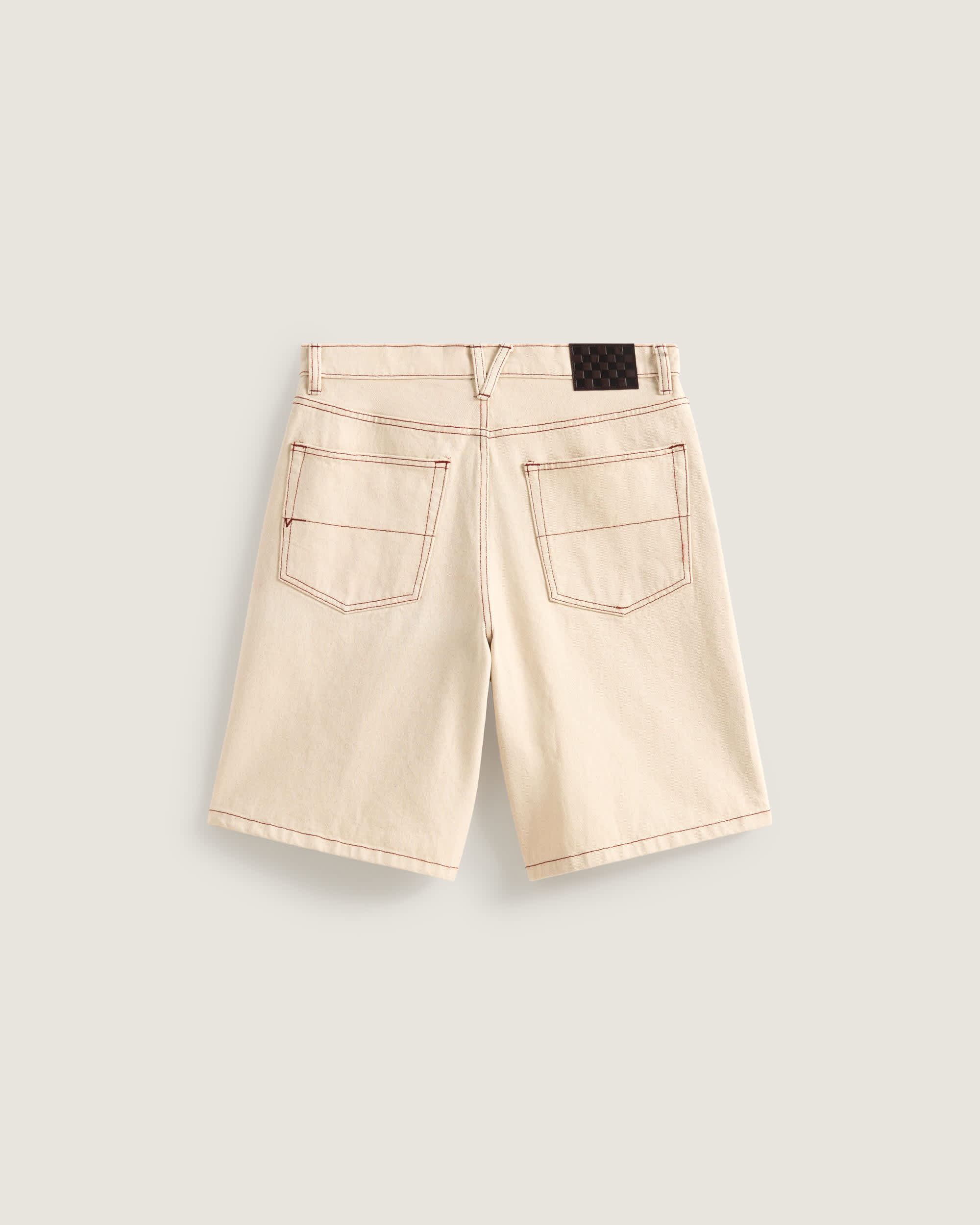 Pantalones cortos denim de corte holgado Check5 VANS Blanco ALT1