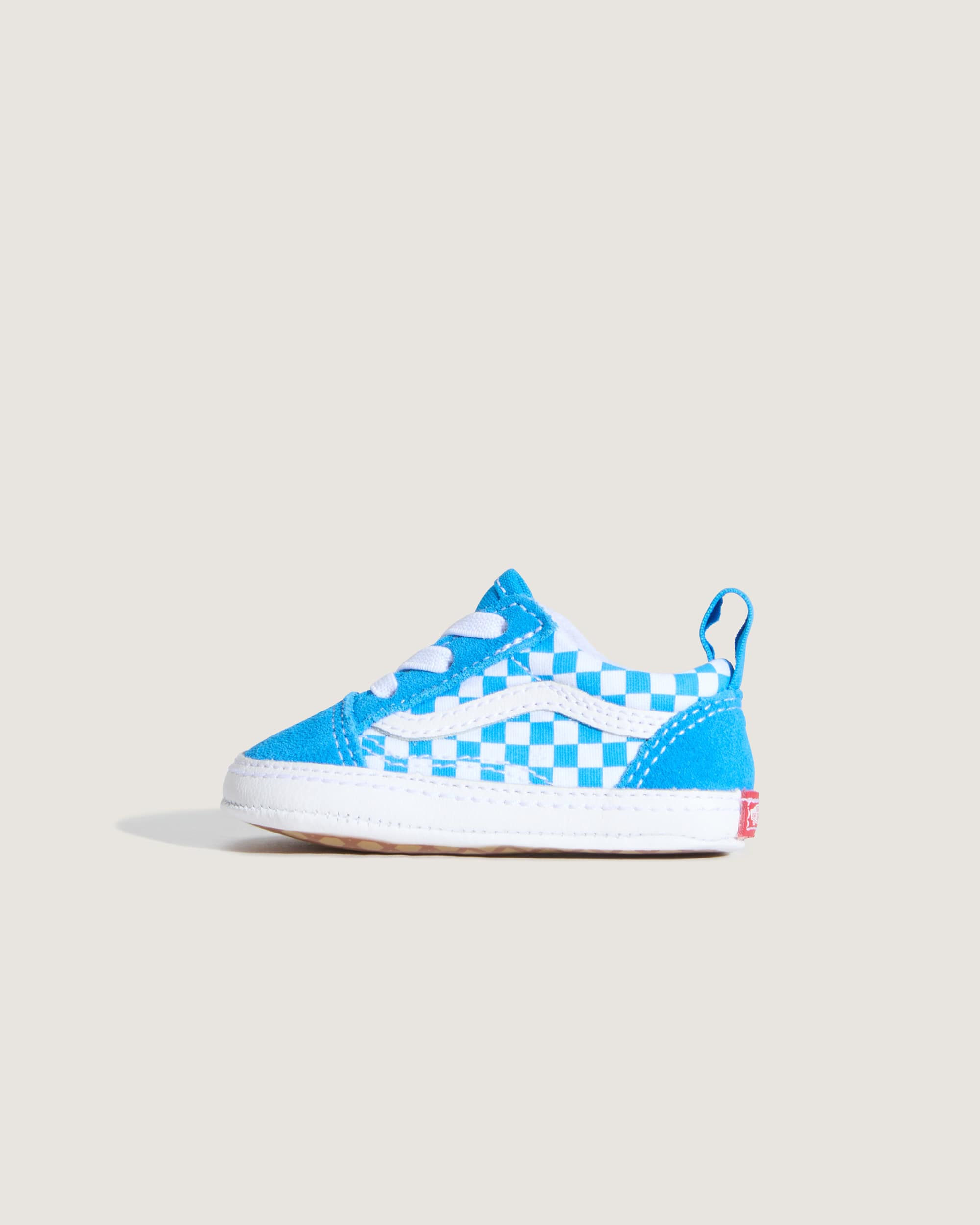 Infant Old Skool Crib Checkerboard Shoes 01 Years VANS Blue HERO