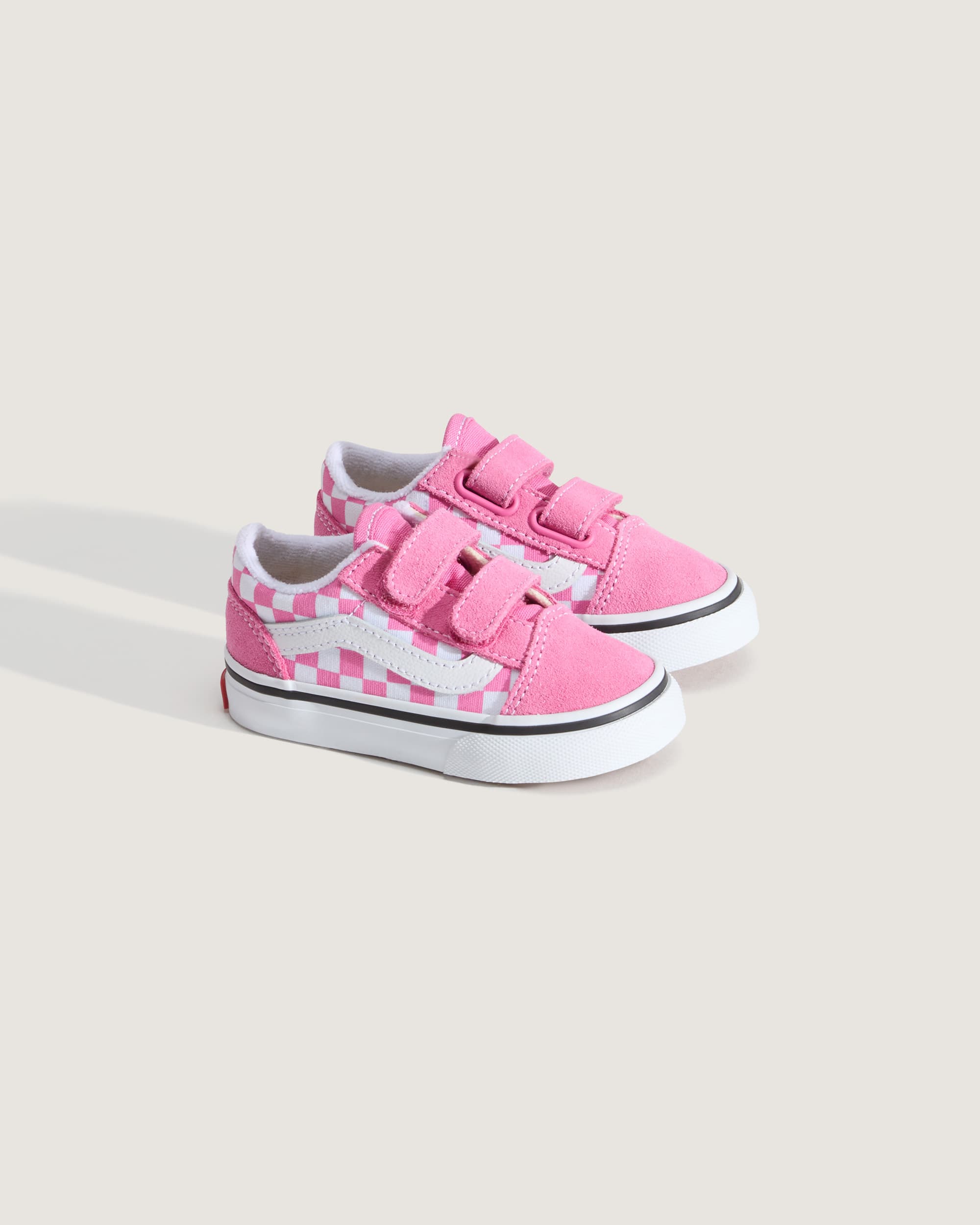 Zapatillas Old Skool V Checkerboard de bebs 14 aos VANS Rosa ALT1