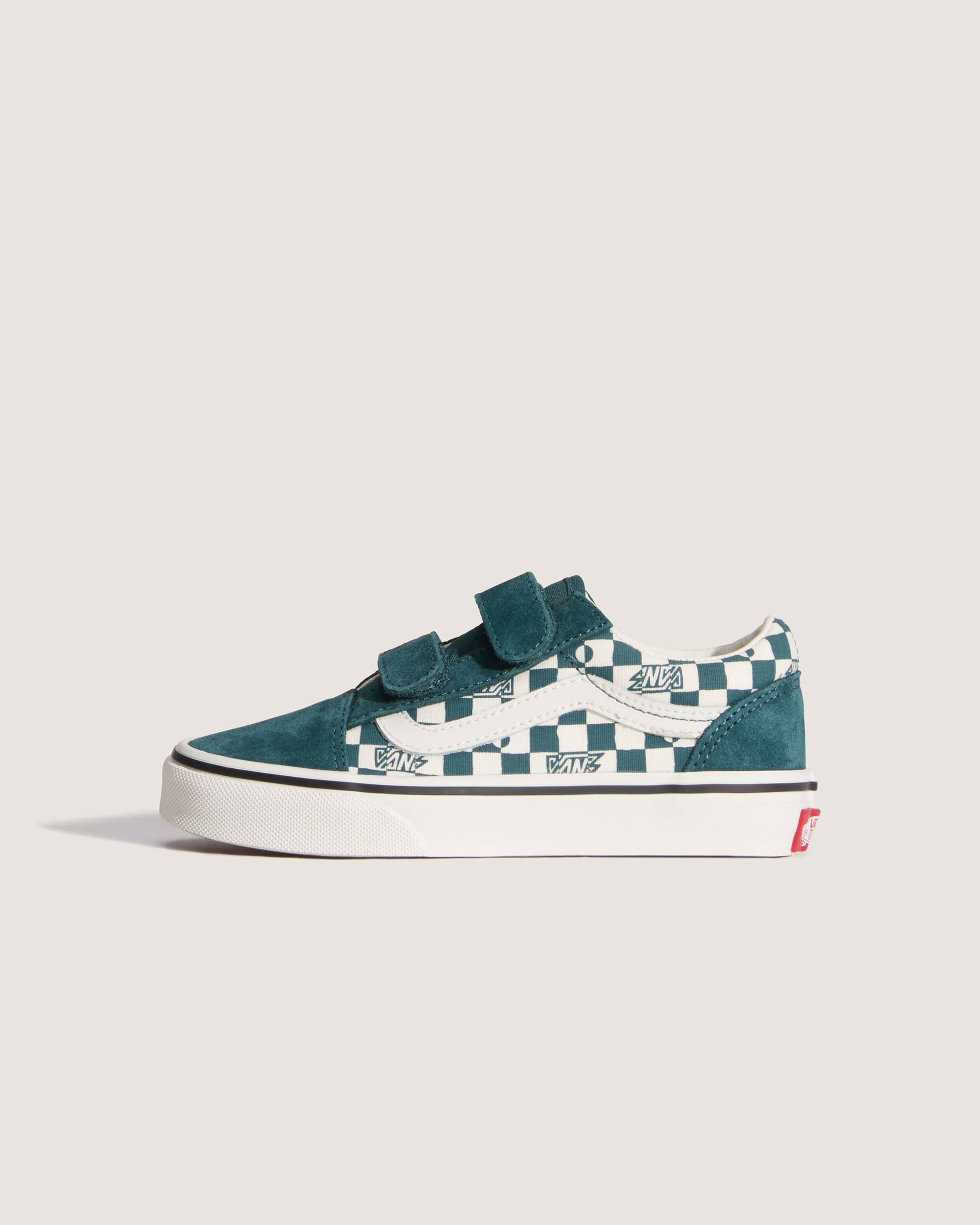 Old Skool V GEO CHECK Mystic Moss VANS Green HERO
